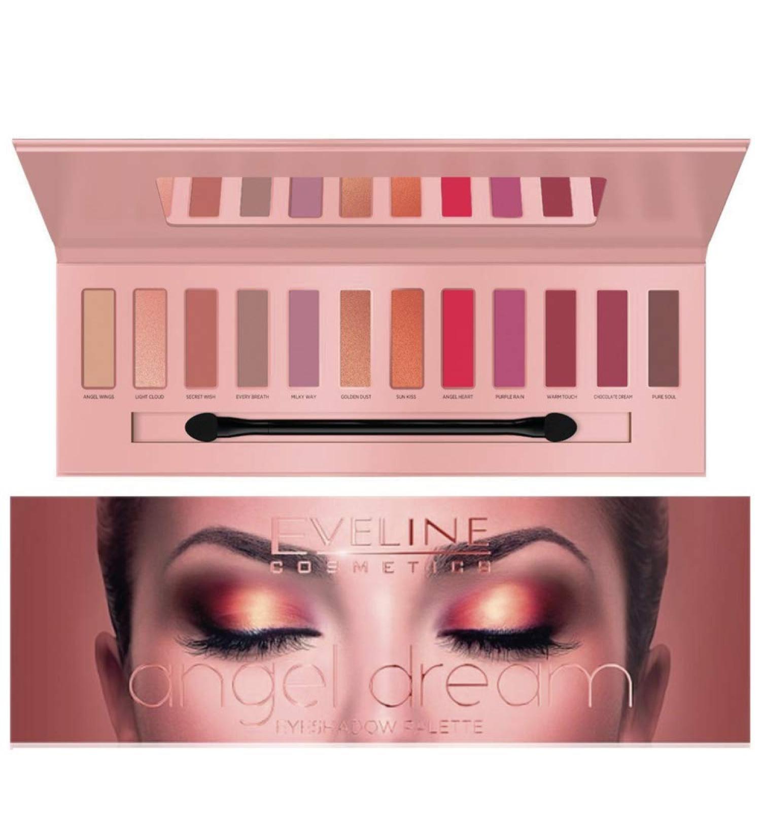 Eveline Cosmetics 12 Colors Angel Dream Eye Shadow 12 ml