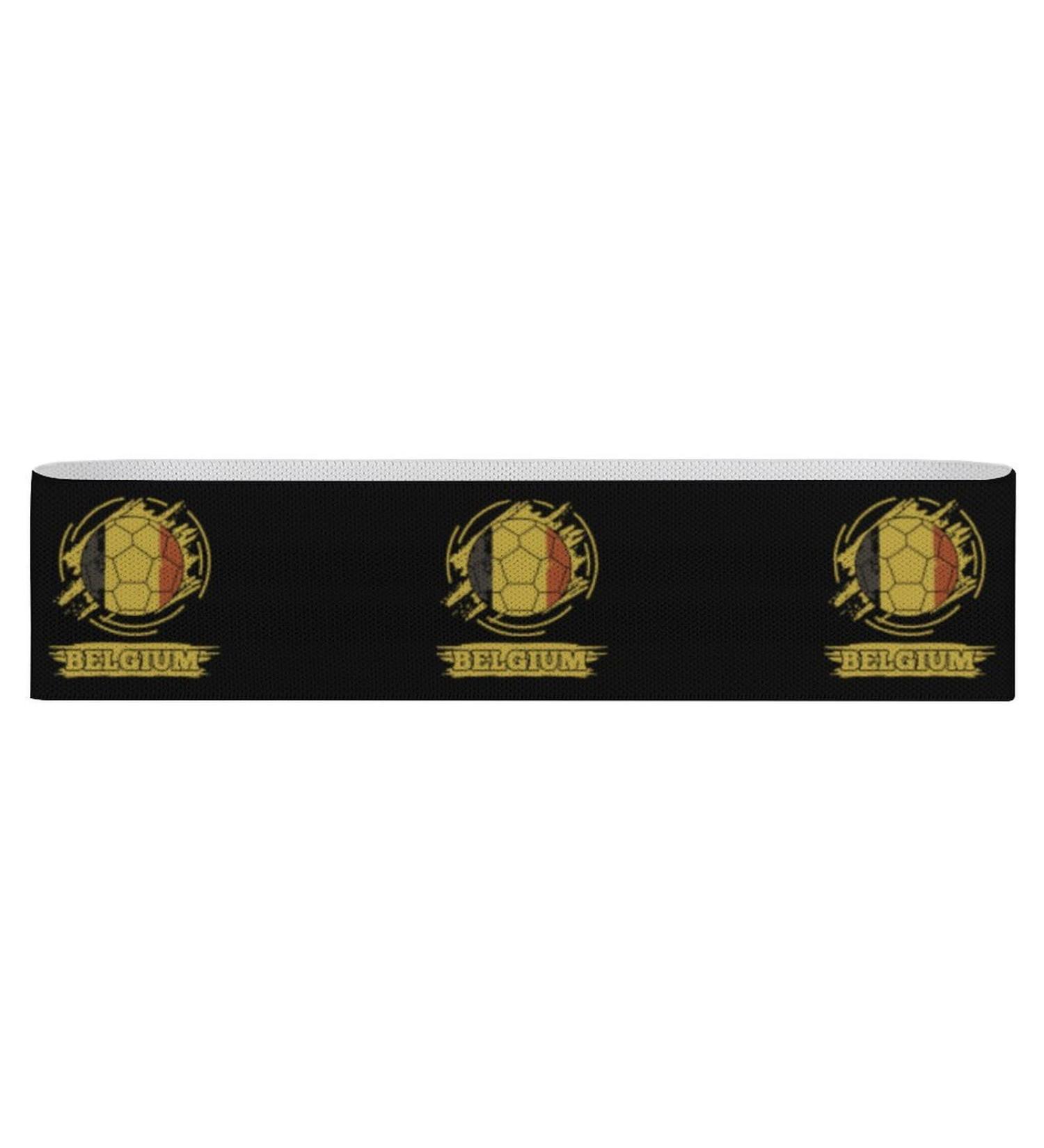 Belgium Soccer Resistance Bands - Non-Slip Workout Straps for Legs Booty Yoga & Physical Therapy - Buy Online on GoSupps.com