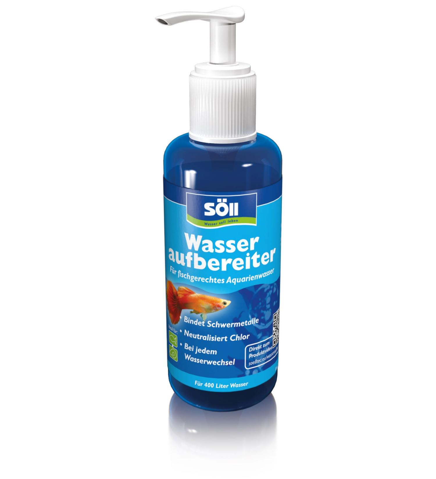 S ll 80810 Water supply Aqua 100 ml (for 400 l) - water cleaning for tap water in fresh water aquariums |Pollutant binding and additional vitamins 100 ml single