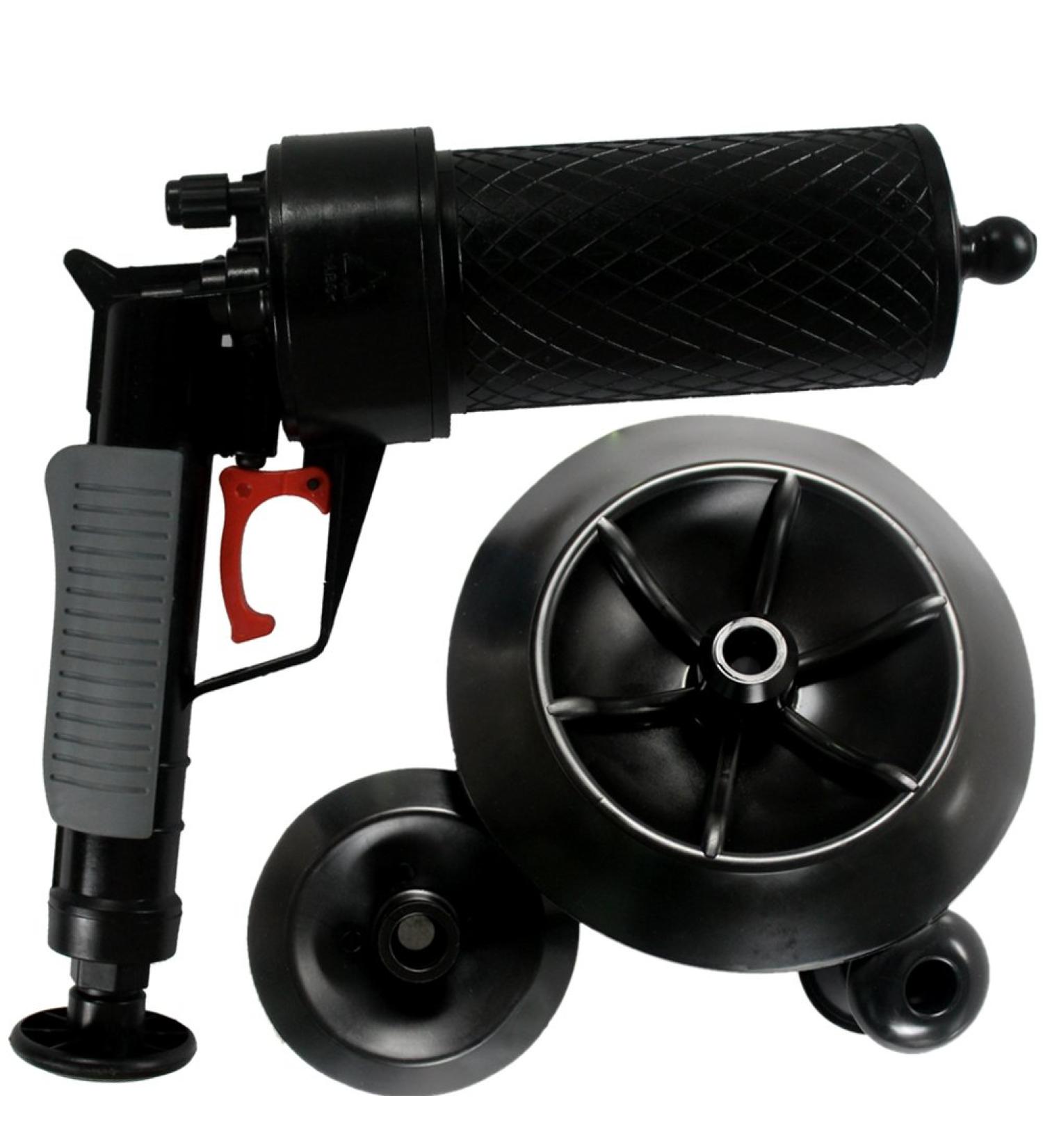 High Pressure Kitchen Toilet Drain Pipes Air Power Blaster Cleaner Plunger for Effortless Clogs Removal | International Shipping Available - Buy Online on GoSupps.com