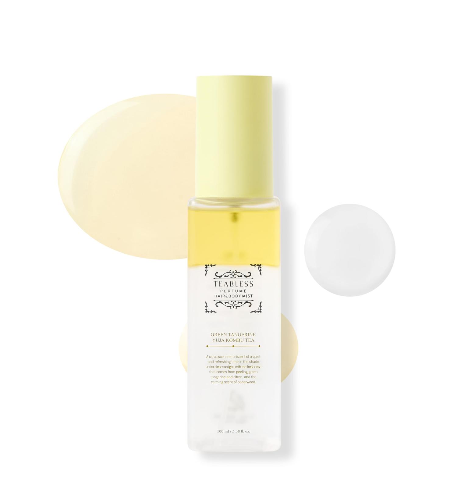 Green Tangerine Yuja Kombu Tea Perfume Hair & Body Mist Hair & Body Perfume Spray for Dry Skin Moisture Balance Soothing Nourishing Long-Lasting Fragrance Citrus Woody Scent - Buy Online on GoSupps.com