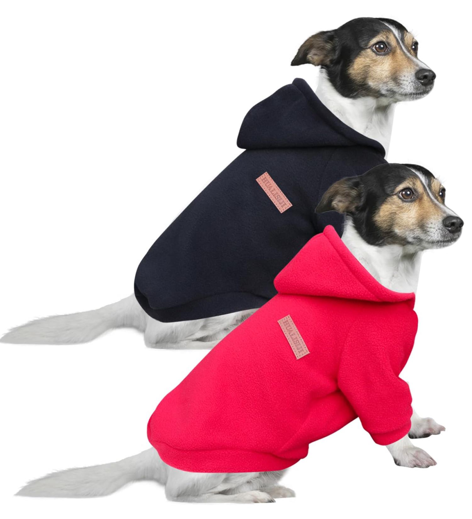 Shop Hualisiji Big Dog Hoodie - Warm & Light Sweatshirt | 3XL Black & Red | Soft Easy to Wear | International Shipping Available - Buy Online on GoSupps.com