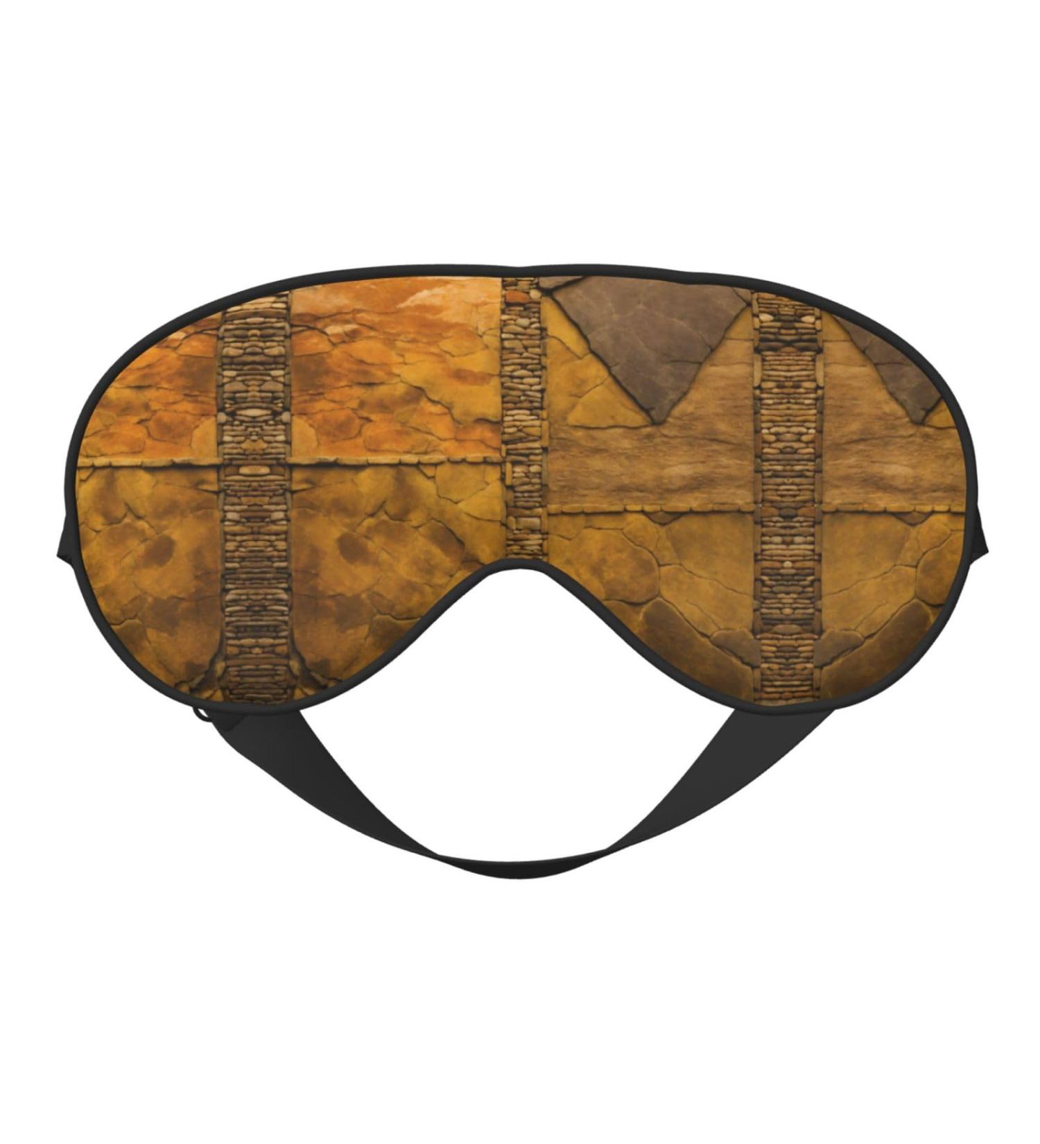 SSIMOO Rustic Rocks Eye Mask | Ultra-Soft Light-Blocking Sleep Mask for Optimal Comfort | International Shipping Available - Buy Online on GoSupps.com