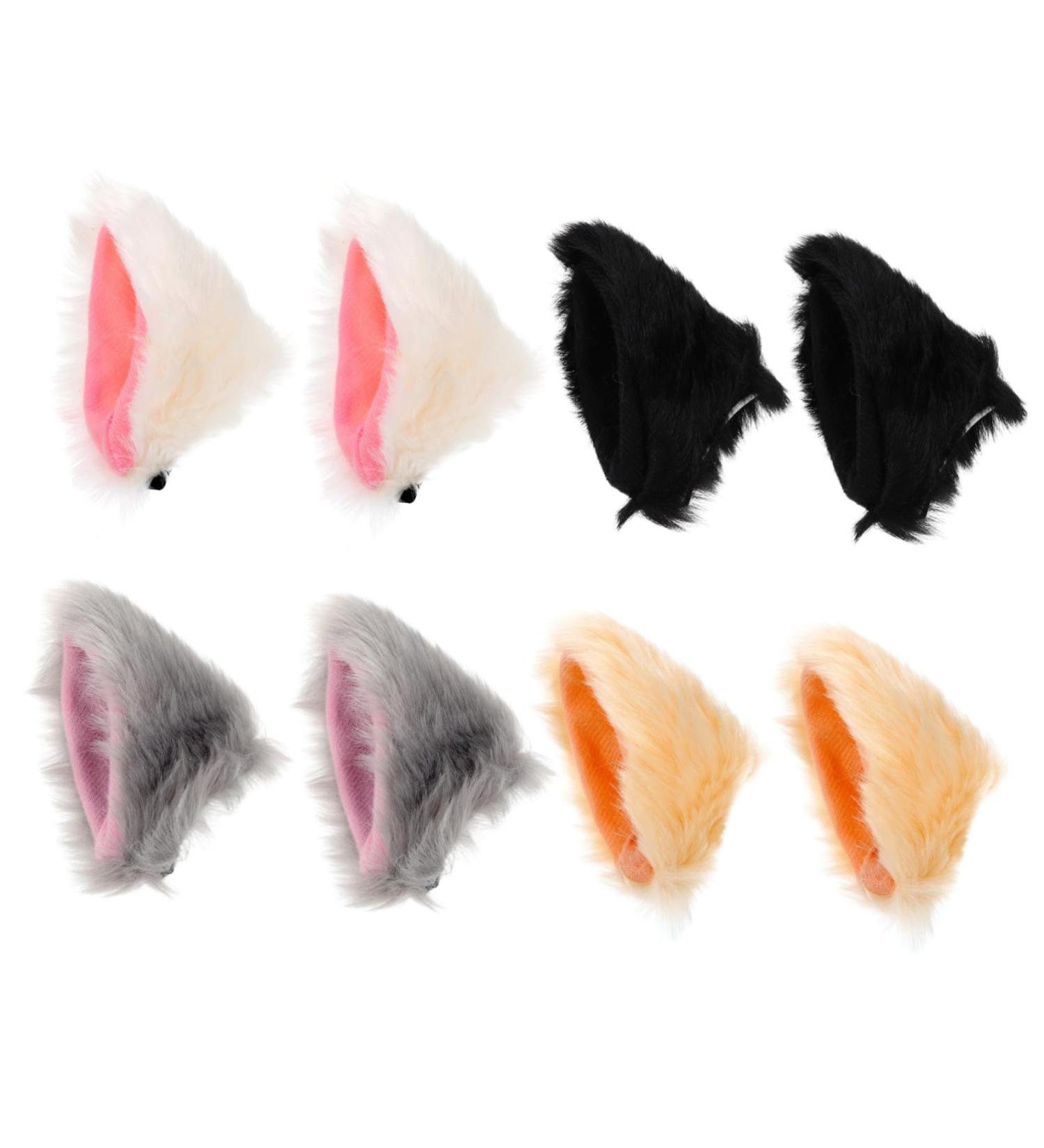 MERRYHAPY 4 Pairs Plush Cat Ear Hair Clip Party Headdress Cosplay Hair Clip Cat Ears Hair Clip Cat Ear Hair Barrettes Cat Ear Hairpin Cosplay Hairpin Cat Ear Headdress Cat Ears Hairpin - Buy Online on GoSupps.com