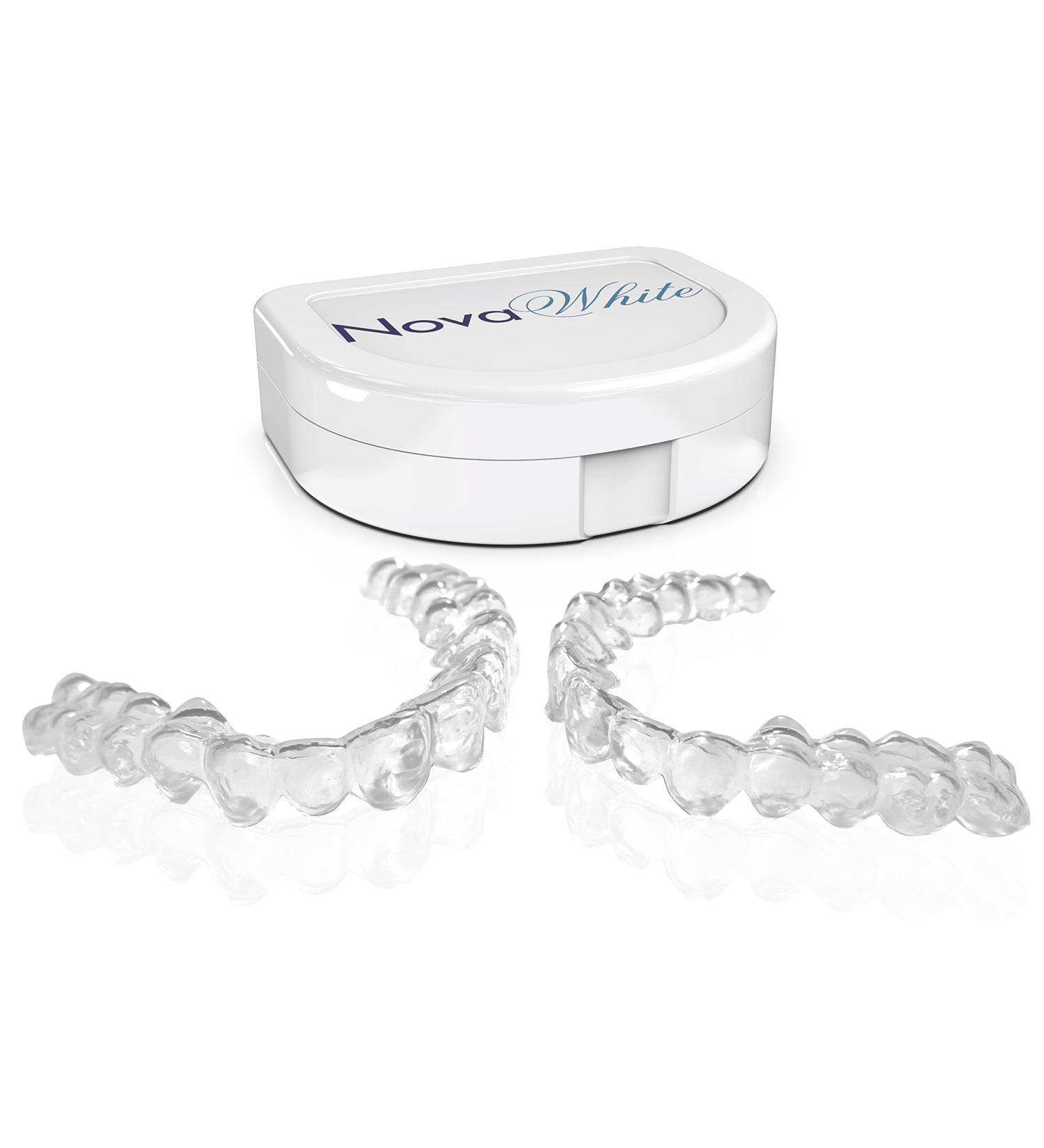 NovaWhite Custom Teeth Whitening Trays - Premium Dental Grade Fit for Best Results | Made in USA - Dentist Recommended - Buy Online on GoSupps.com