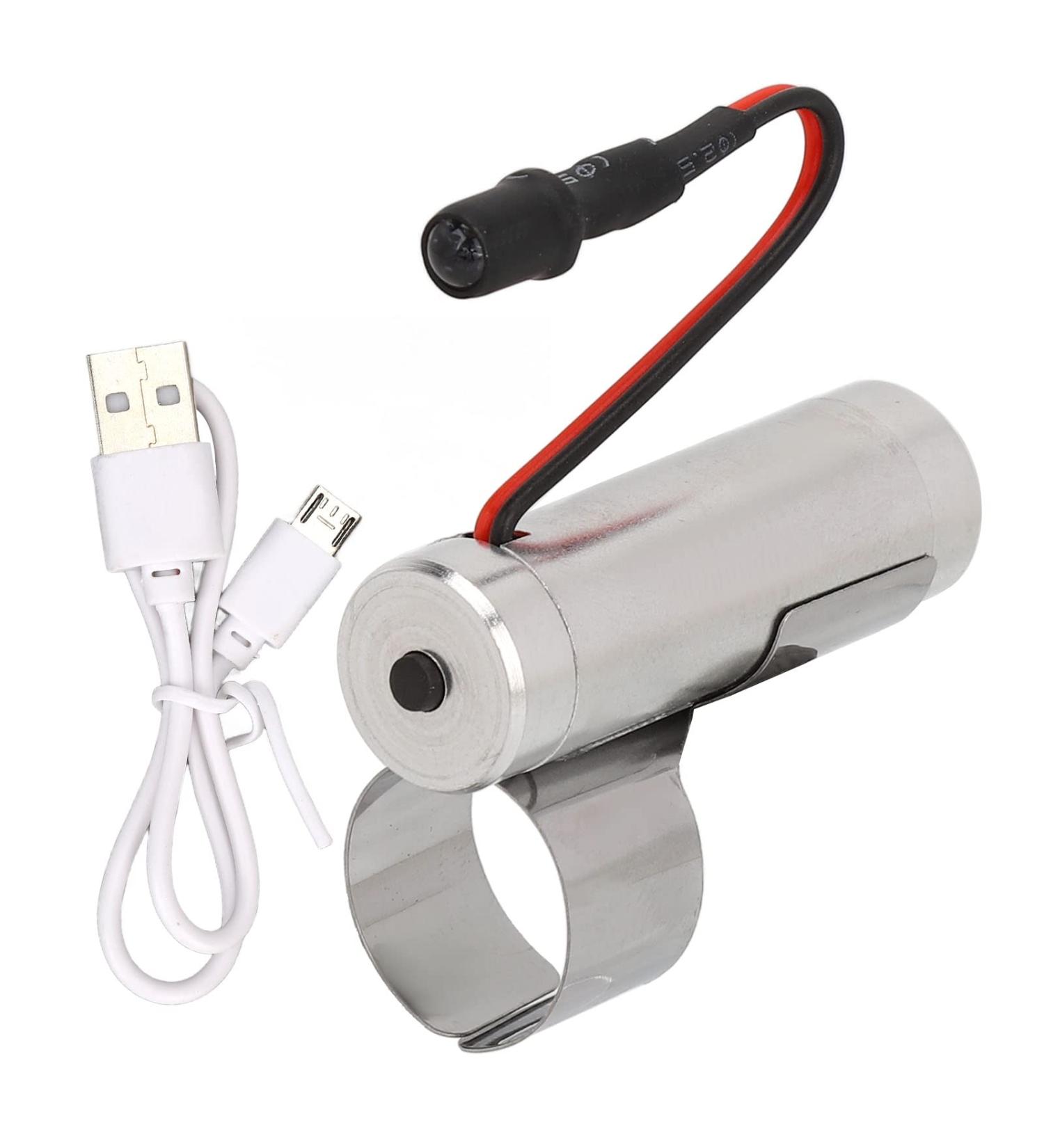 Adjustable LED Ear Wax Remover with USB Charging | Stainless Steel Ear Pick Tool - Buy Online on GoSupps.com