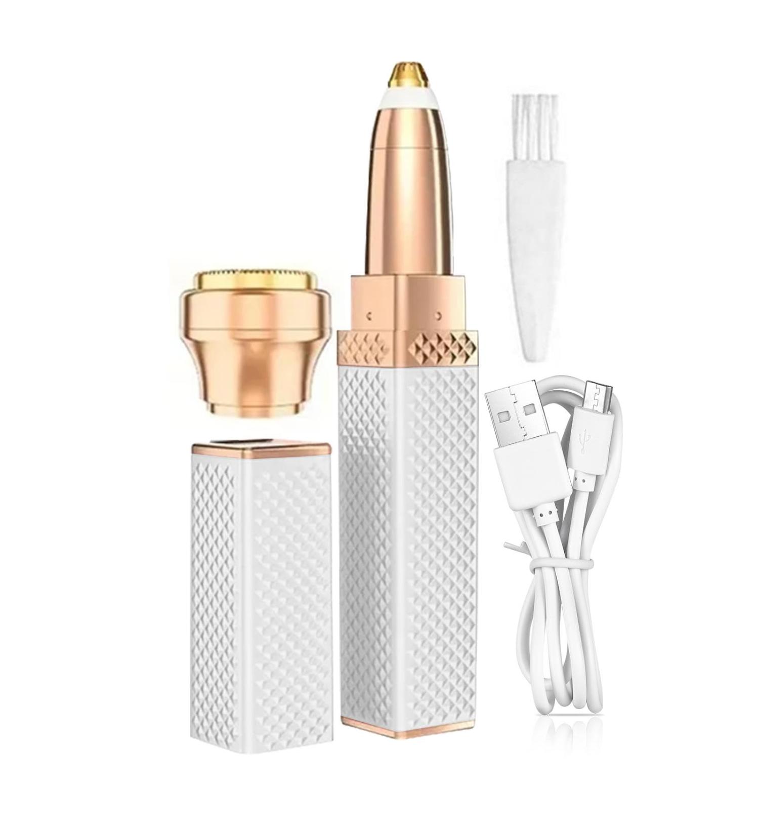 Electric Shaver for Women | Electric Women Underarms and Legs 2-in-1 Shaver | Outdoor Portable Eyebrow Hair Remover Rechargeable for Bathroom Camping White - Buy Online on GoSupps.com