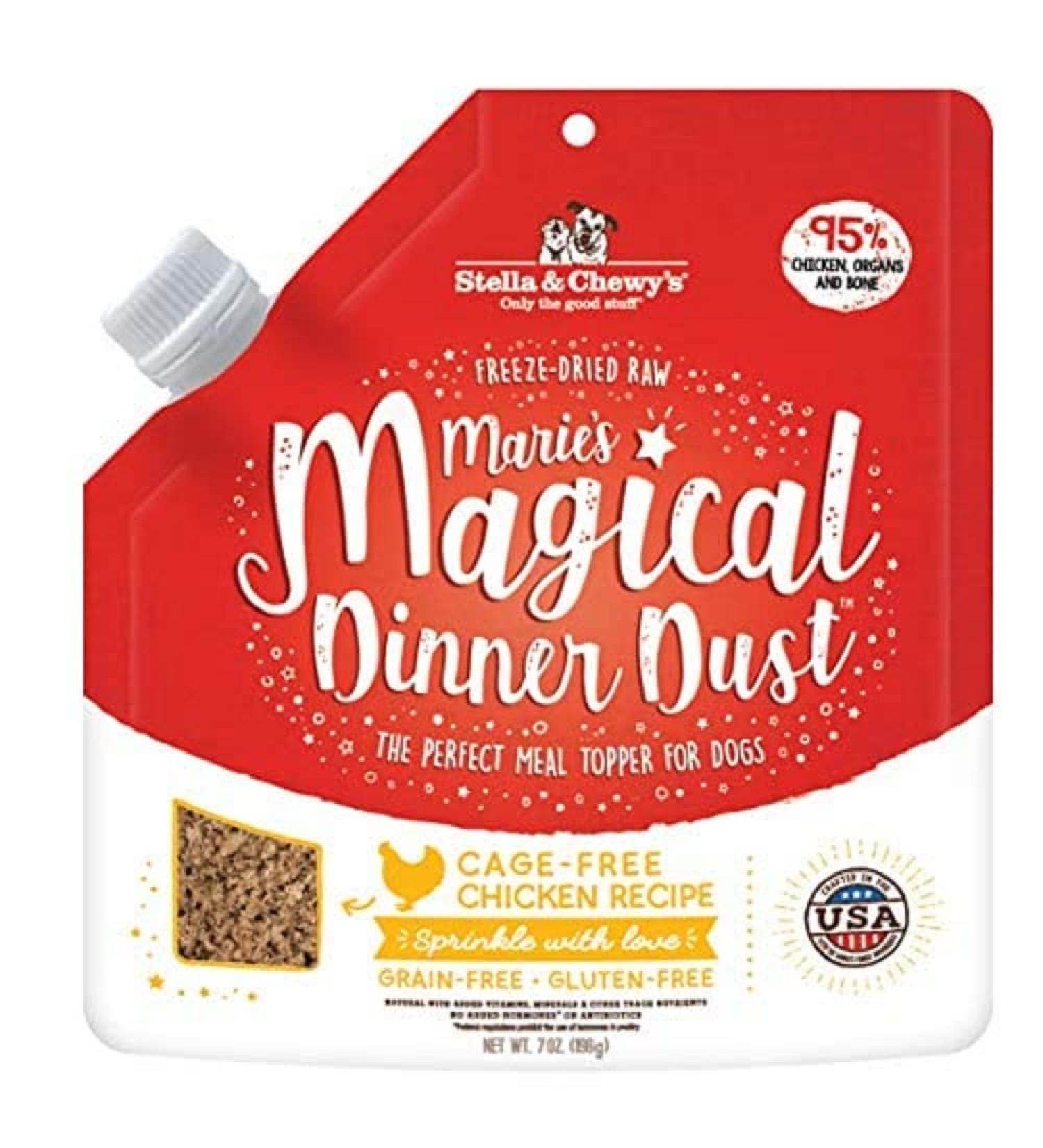 Stella & Chewy's Freeze-Dried Raw Marie's Magical Dinner Dust for Dogs - Chicken 7oz - Buy Online on GoSupps.com