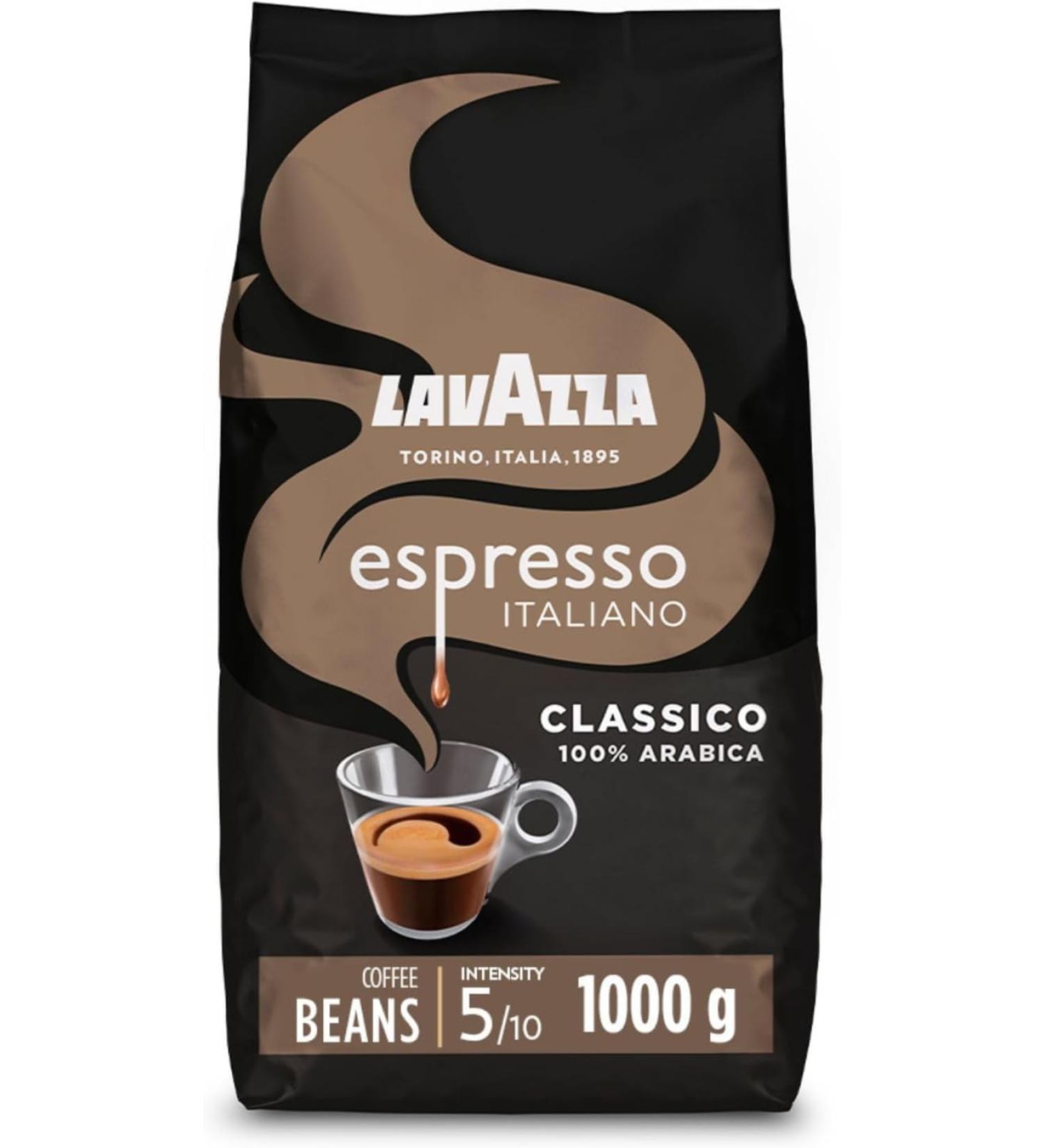 Lavazza Espresso Italiano Classico Coffee Beans 1 kg Pack of 6