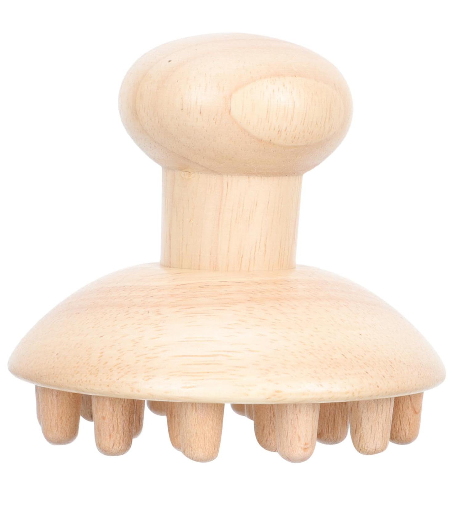 SESESFOUFU 1STK Wooden Massage Comb for Health & Wellness | Dandruff Relief & Blood Circulation | Archaboot Shampoo & ChamMassage - Ideal for Home Use - Buy Online on GoSupps.com
