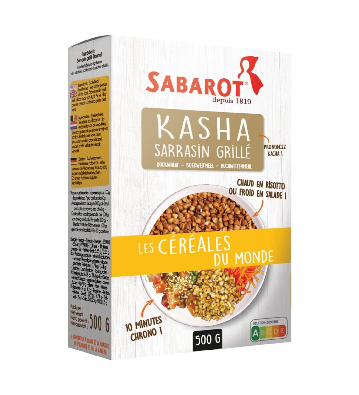  Sabarot Sabarot - Toasted buckwheat 500g - Buy Online on GoSupps.com