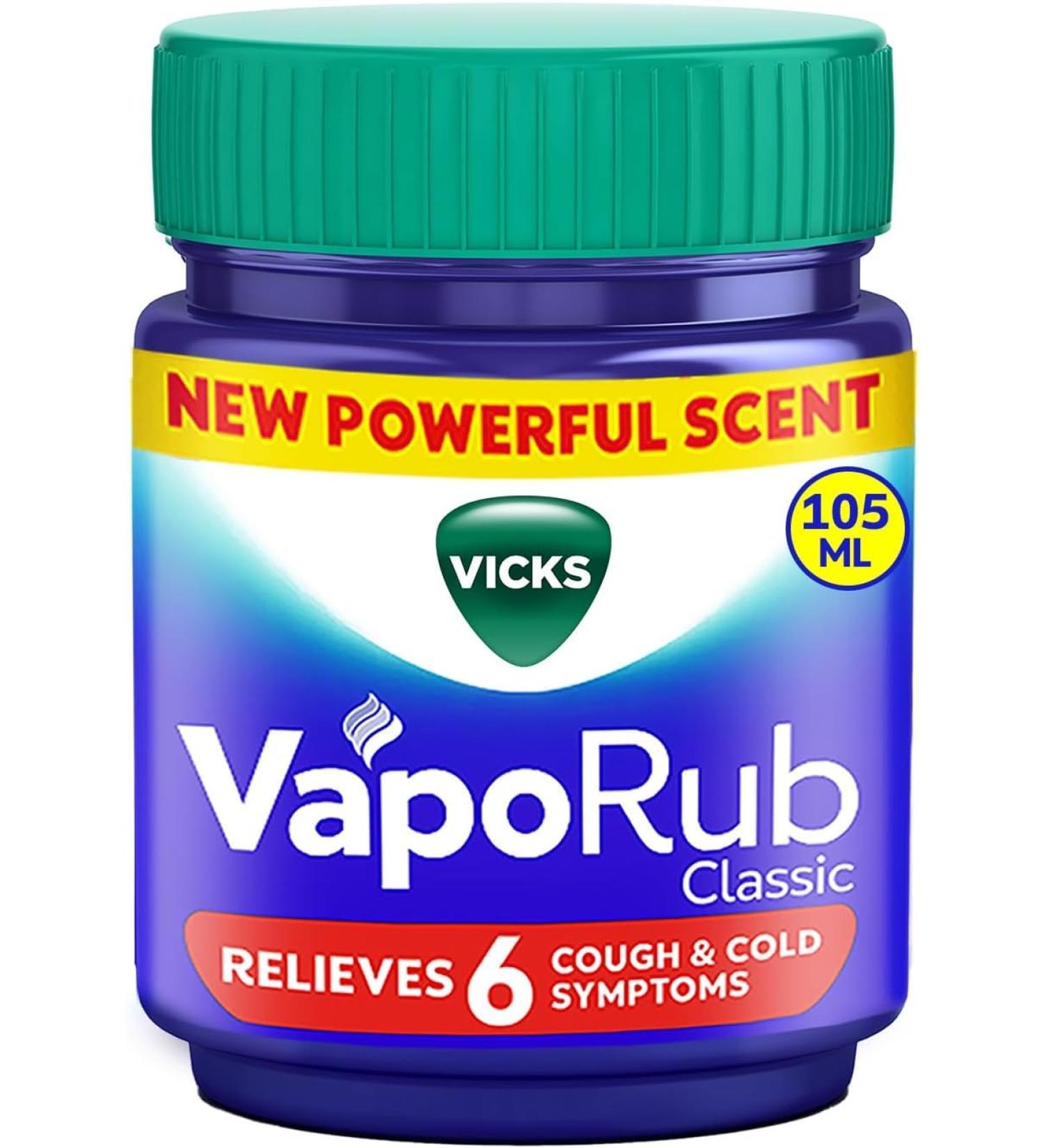 KRUM Vicks Vapo Rub - Ointment for Cold Relief - 100g (Imported) - Buy Online on GoSupps.com
