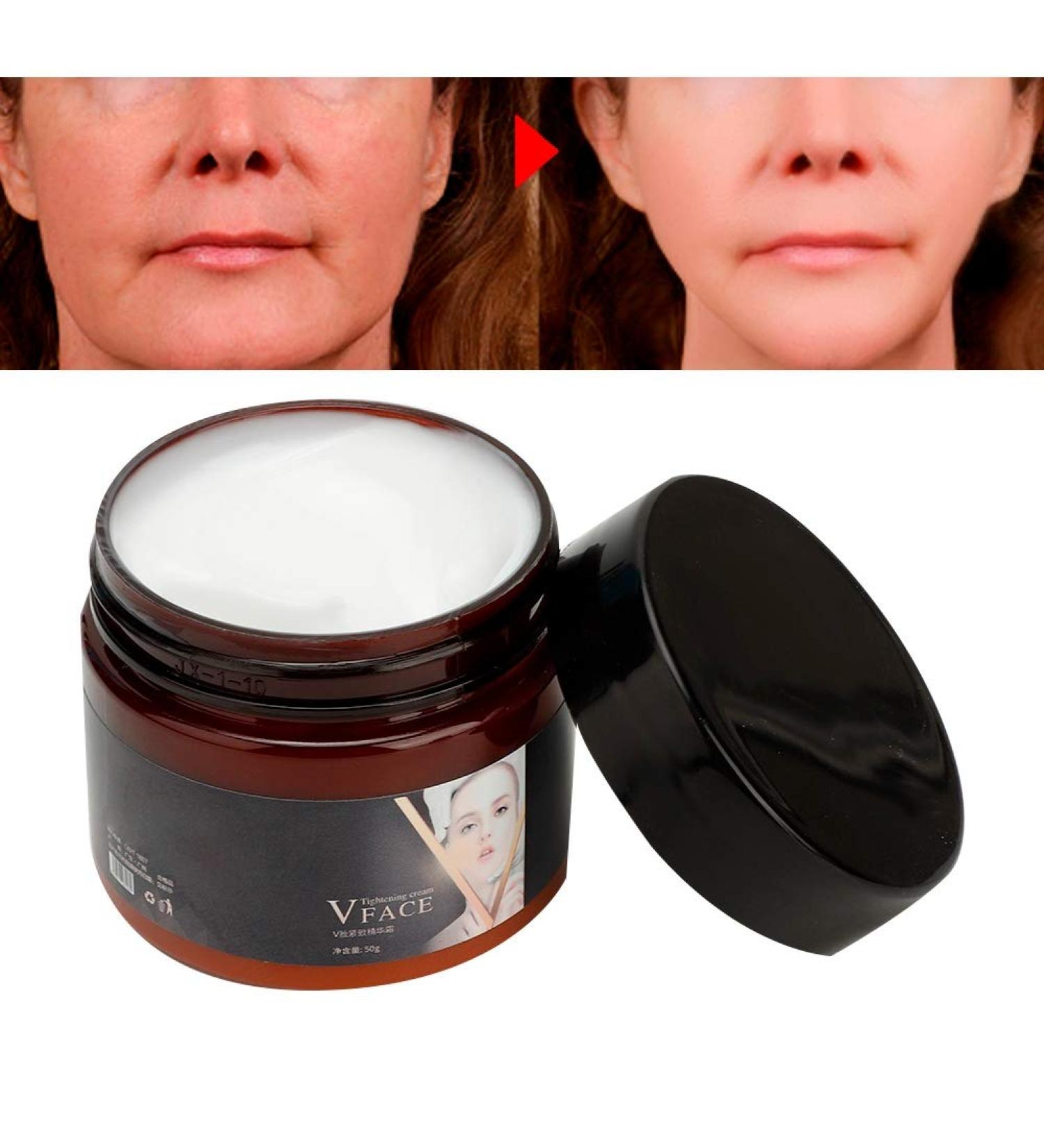 V-Facial Slimming Cream - Anti-Cellulite & Skin Tightening | Thin Face Massage Cream for Contoured Beauty - Buy Online on GoSupps.com