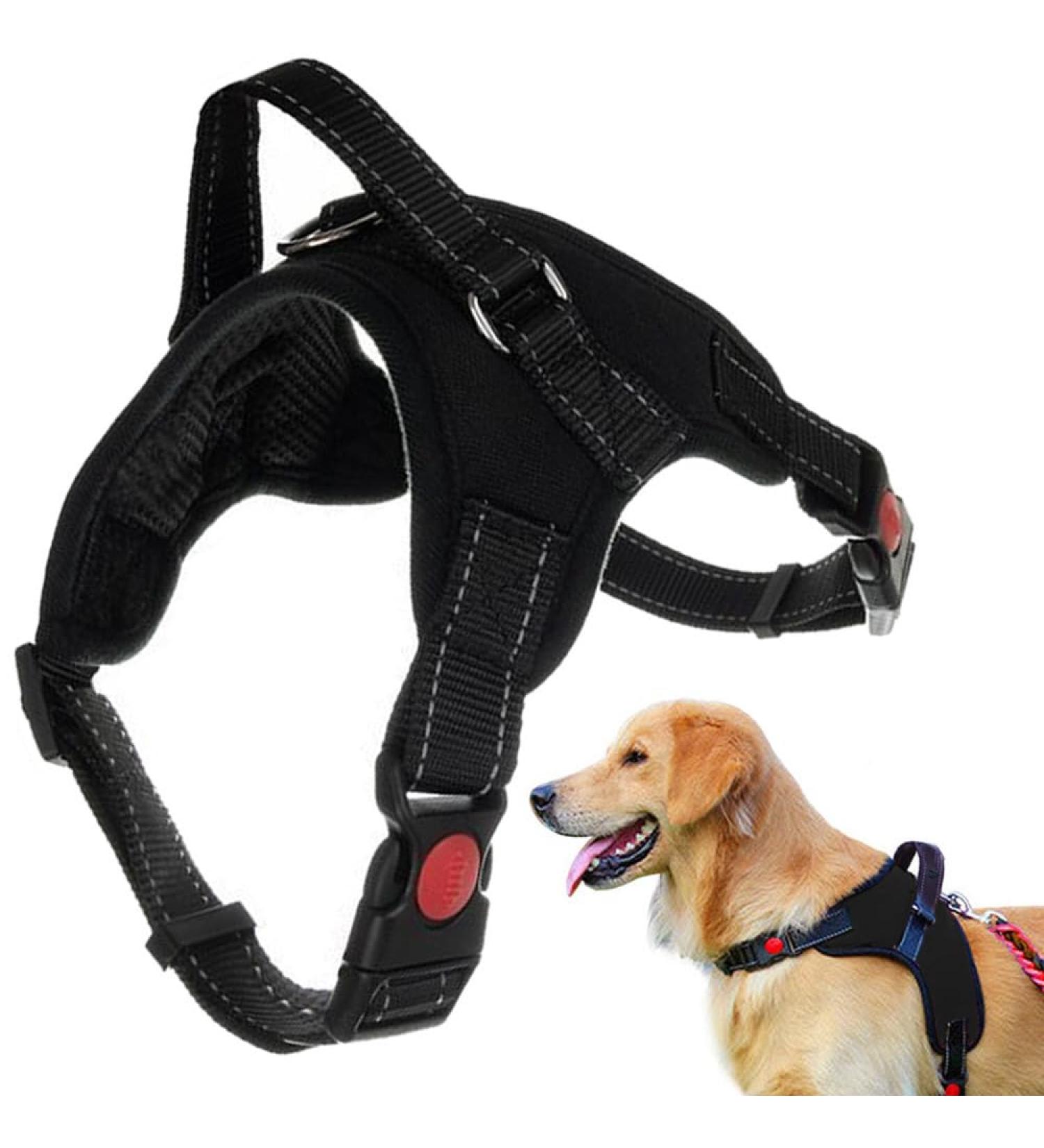 Best Dog Harness for Small Dogs | Reflective Soft Padded Adjustable & Anti-Train - Perfect for Running & Safety - Buy Online on GoSupps.com