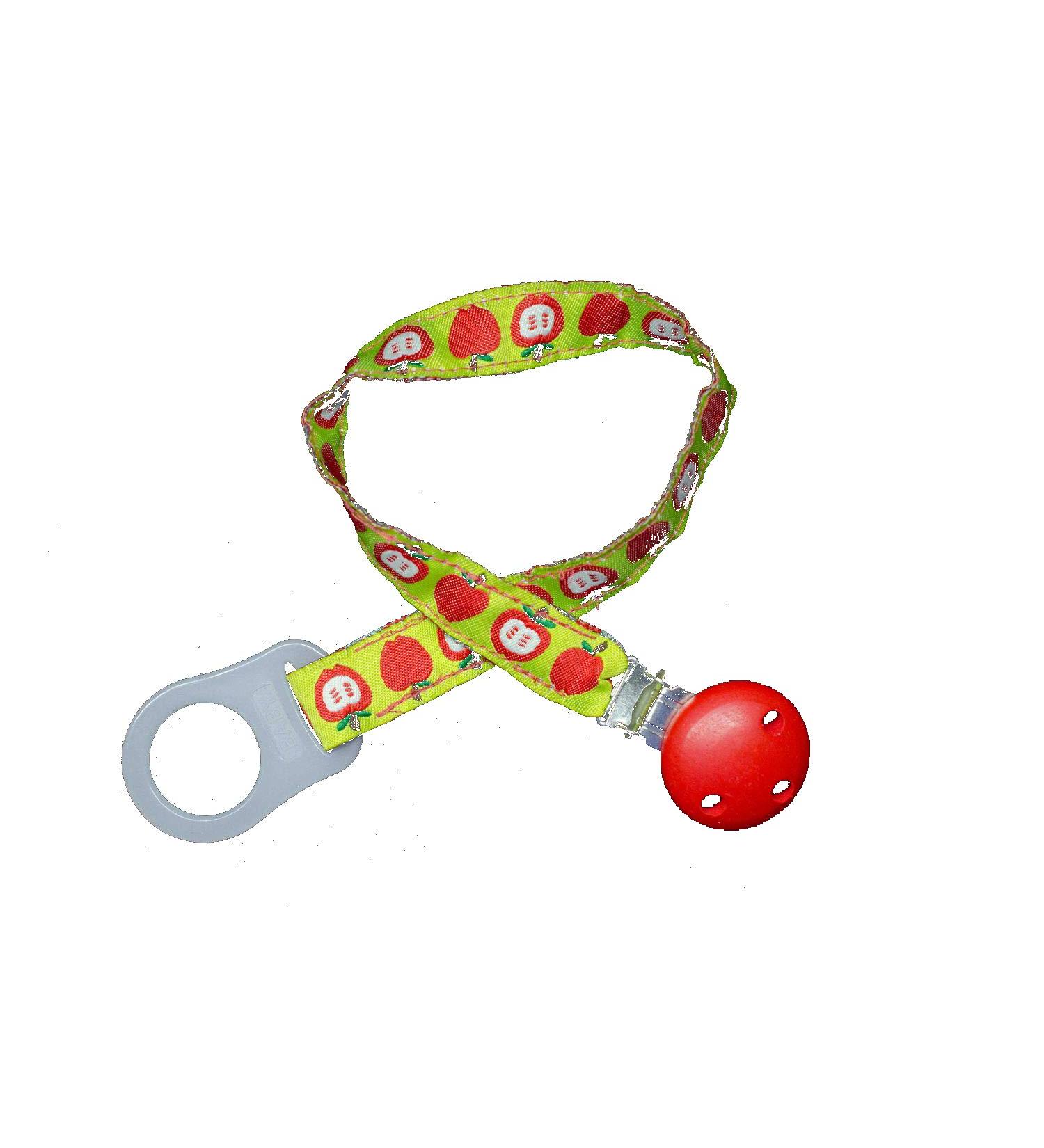 Handmade Miniblings Apple Pacifier Chain - Cute Baby Pacifier Strap for Toddlers - International Shipping Available - Buy Online on GoSupps.com