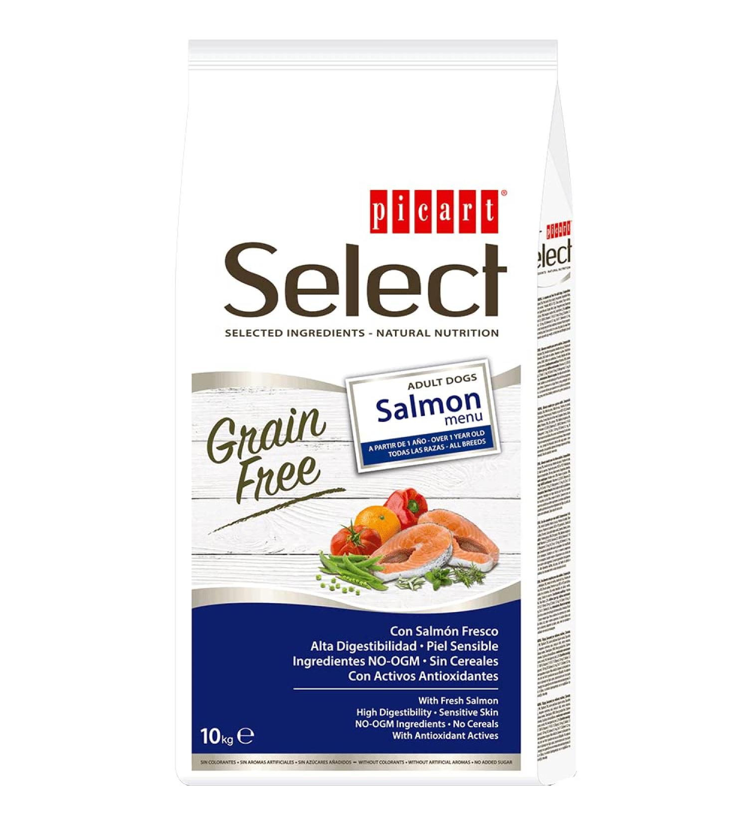 PICART Adult Dog Grain Free Salmon Menu 10kg