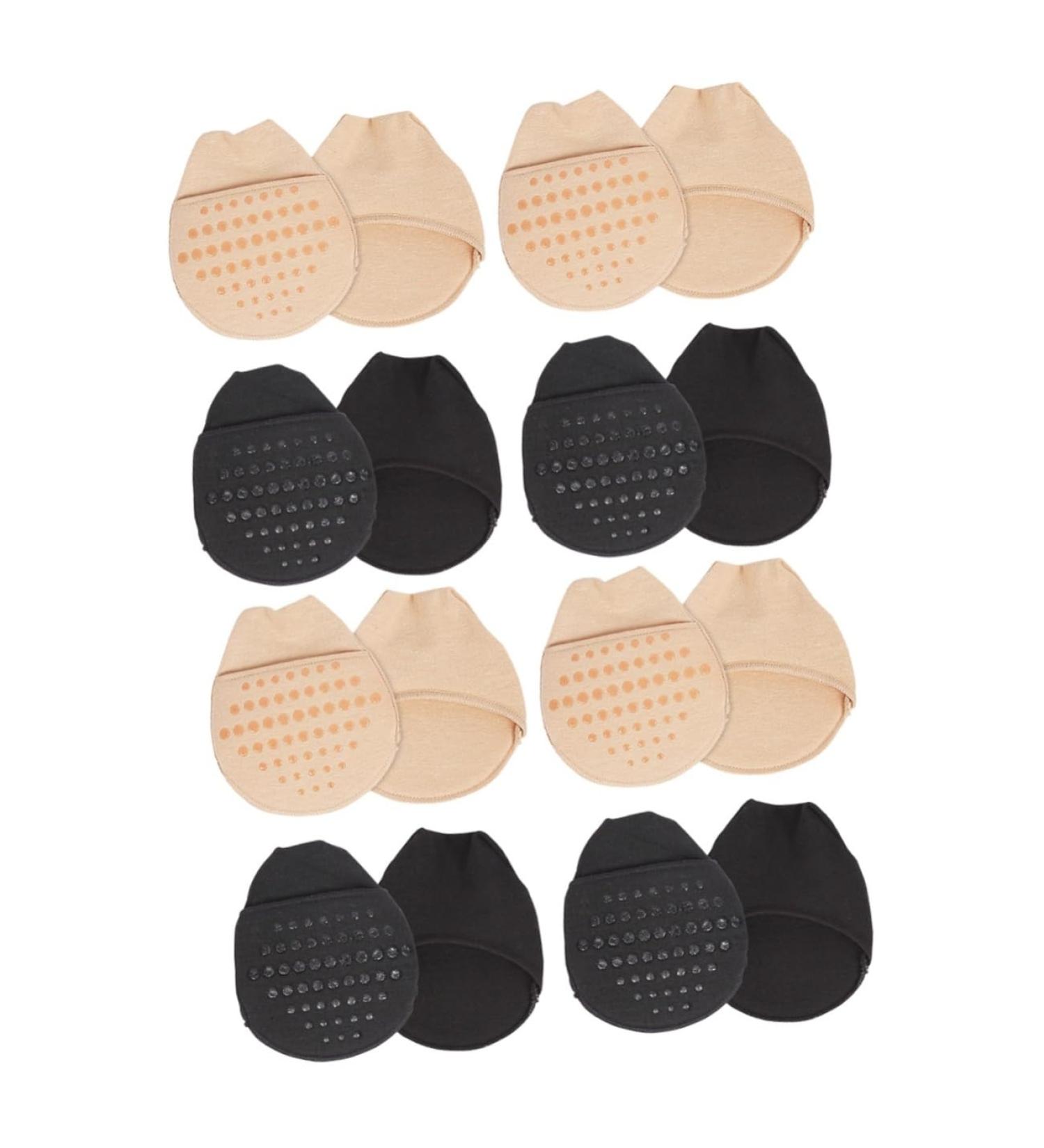 FRCOLOR 8 Pairs Forefoot Socks Toe Tip Socks for Women Boots for Women with Heel High Heel Sandals for Women Toe Topper Socks Half Toe Socks High Heel Sponge Summer - Buy Online on GoSupps.com