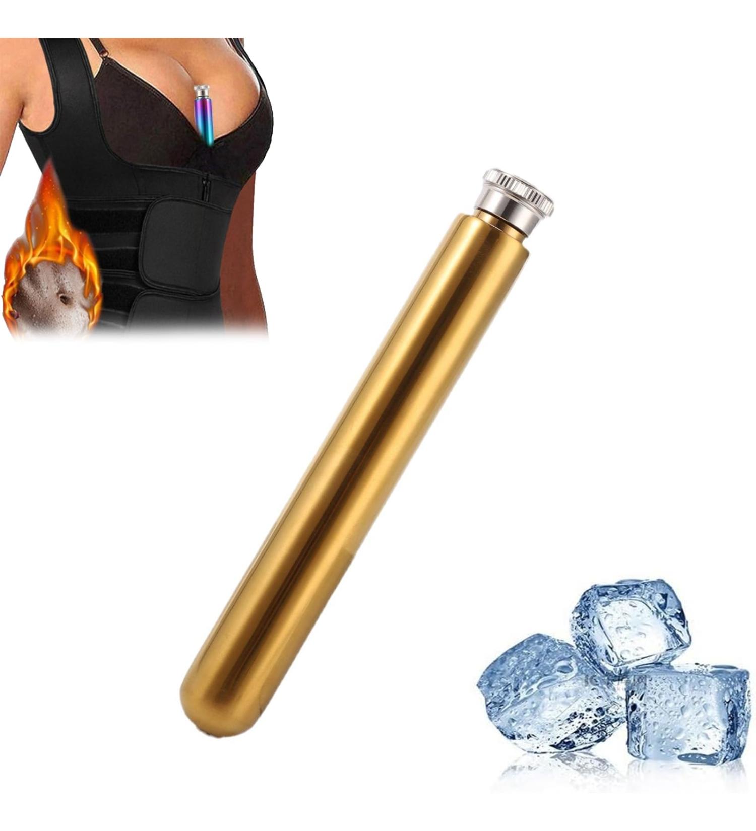 Bodice Chiller Tube Bodice Chiller Corset Cooler Portable Bodice Chillers Metal Bodice Chiller Copper Bodice Cooler with Cover (Gold) - Buy Online on GoSupps.com