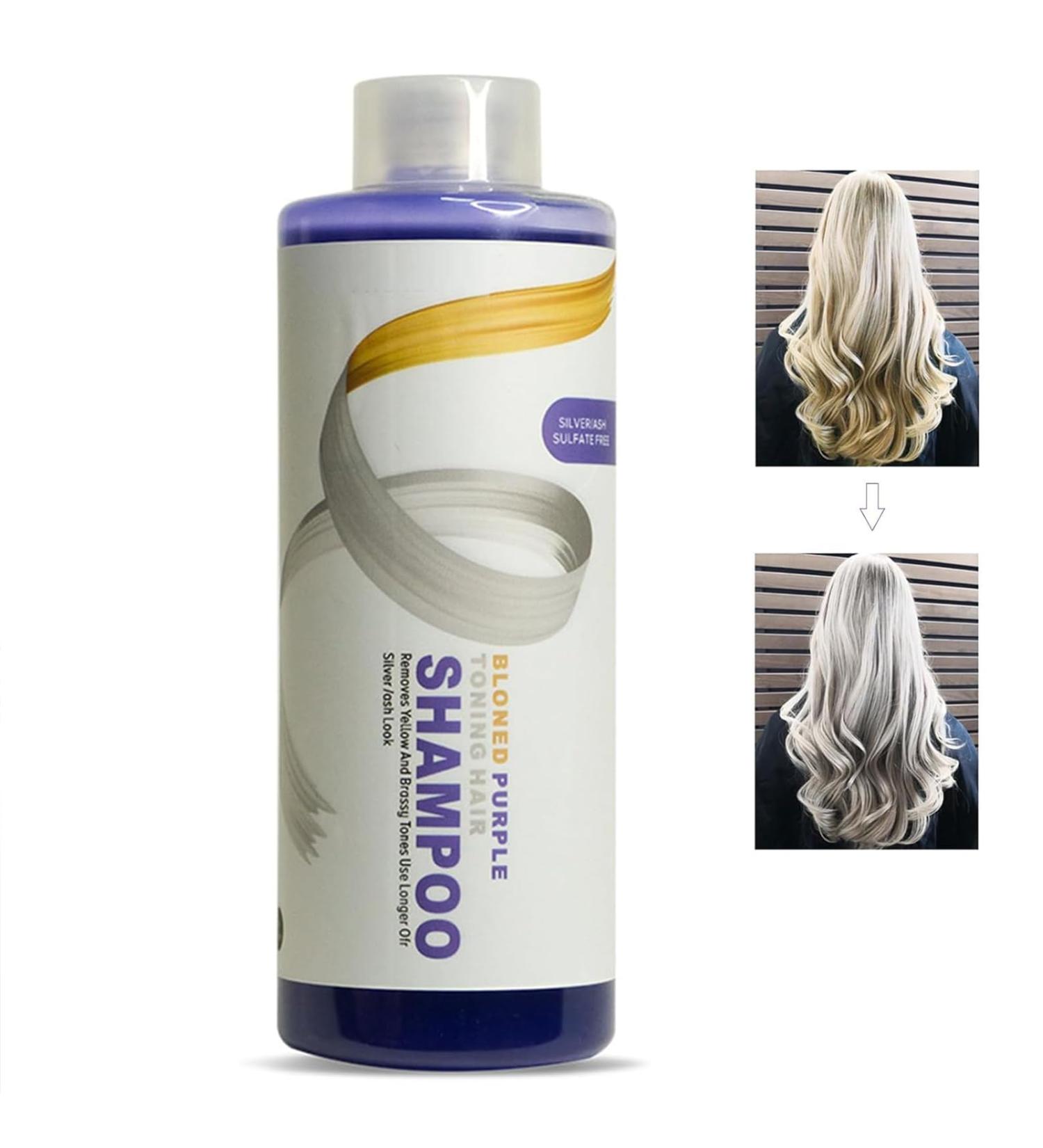  Pemarlis Anti-yellowing shampoo for blonde grey and white hair - Purple shampoo for bleached and lightened hair - 500 ml - Buy Online on GoSupps.com