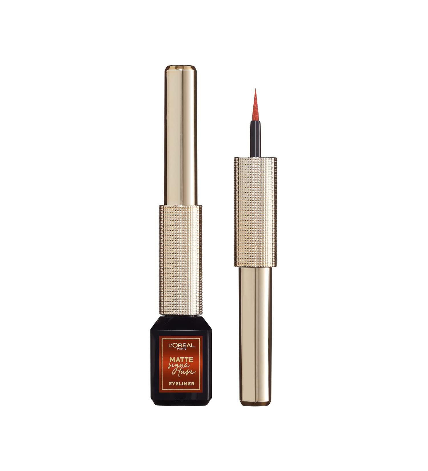 L'Oreal Paris Matte Signature Liquid Eyeliner 07 Copper - 3 ml | Pack of 1 - Buy Online on GoSupps.com