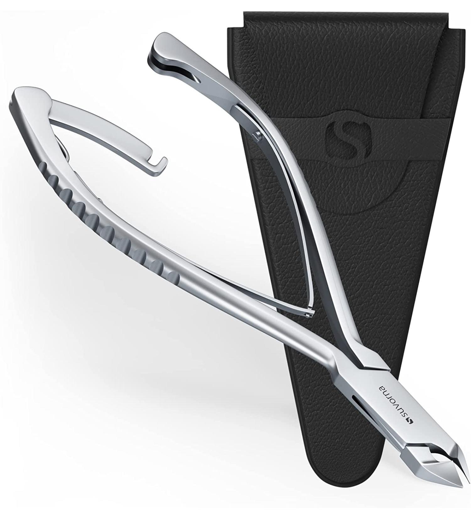 Suvorna 4.5" Cuticle Remover - Nail Clippers for Thick Nails Toe Nail Clippers for Thick Nails Back Lock Cuticle Cutter for Babies Men Women - Cuticle Trimmer Cuticle Nipper and Nail Cutter. - Buy Online on GoSupps.com