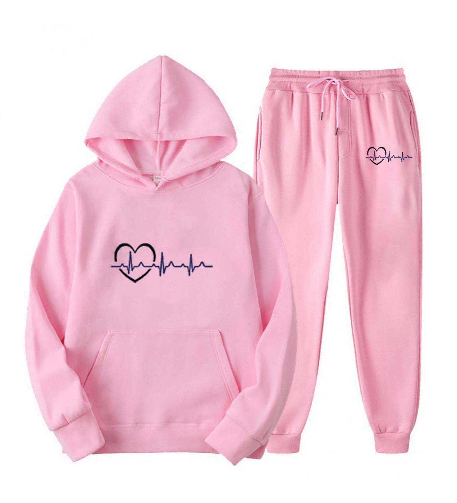 Shop Women's Two-Part Sports Suit Set - Long Sleeve Hoodie & Jogging Pants for Active Leisure - Stylish & Comfortable Training Outfit - Buy Online on GoSupps.com