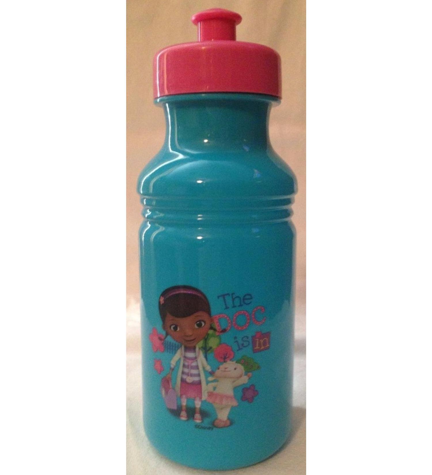 Disney Doc Mcstuffins Zak Drinking Pull Top Water Bottle 17 Ounce