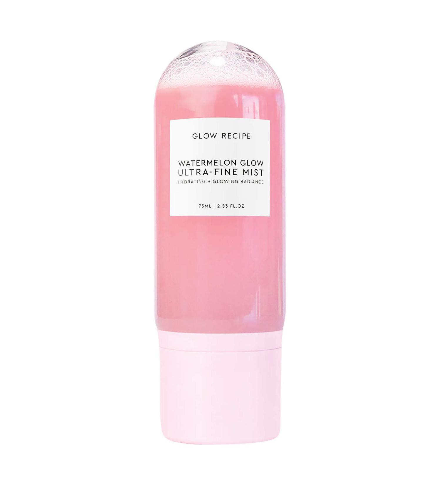 Glow Recipe Watermelon Glow Ultra-Fine Mist - Hydrating Hyaluronic Acid Face Mist for Fresh, Glowing Skin - 75ml/2.5oz - Buy Online on GoSupps.com