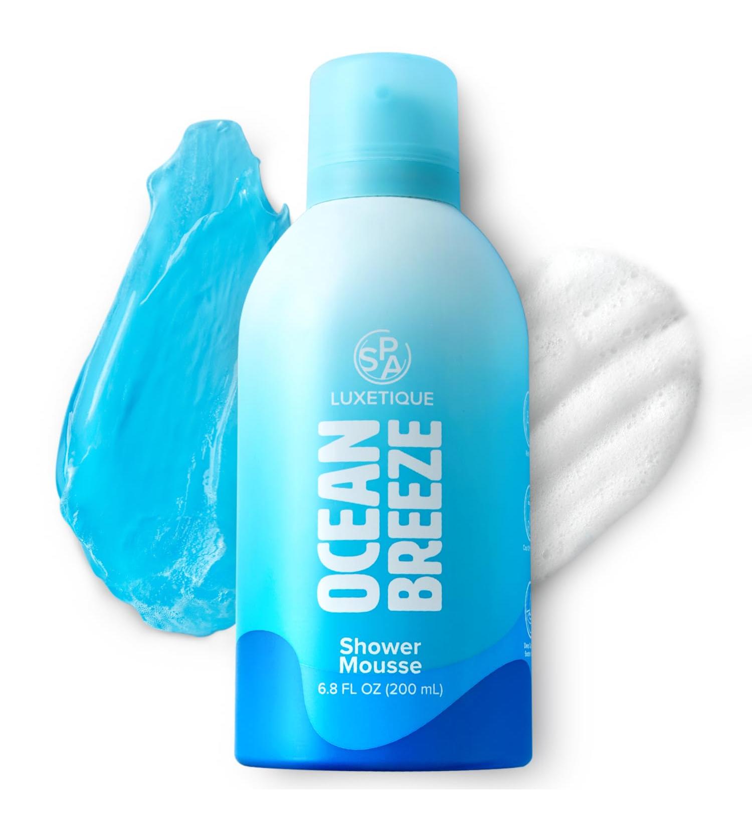 Buy Spa Luxetique Jelly to Foam Shower Gel - Moisturizing Body Wash Ocean Breeze Scent Paraben & Cruelty-Free 6.8 fl oz - International Shipping Available - Buy Online on GoSupps.com