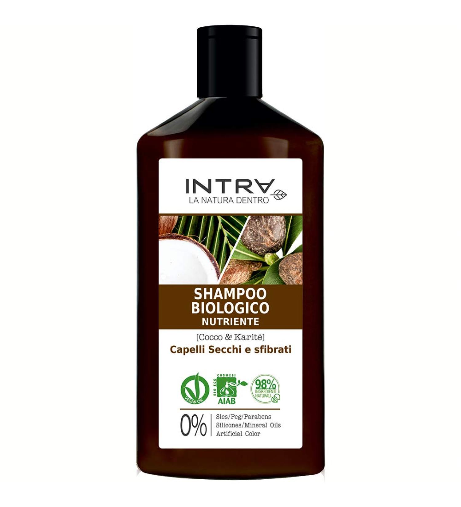 Intra Harbor hair shampoo Nourishing organic coconut and shea shampoo 250 ml