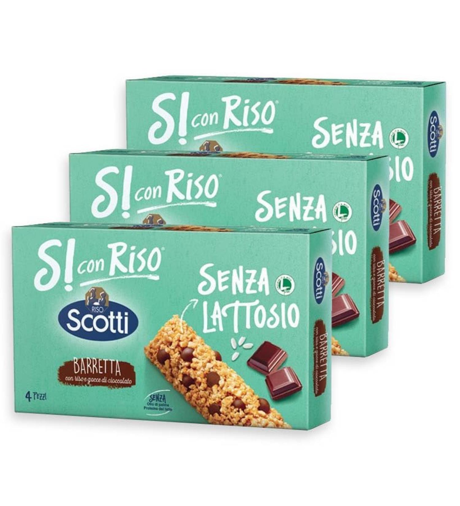  CAIYA 3 x Scotti Si with rice and lactose free chocolate drops lactose free 86g 3 packs  - Buy Online on GoSupps.com