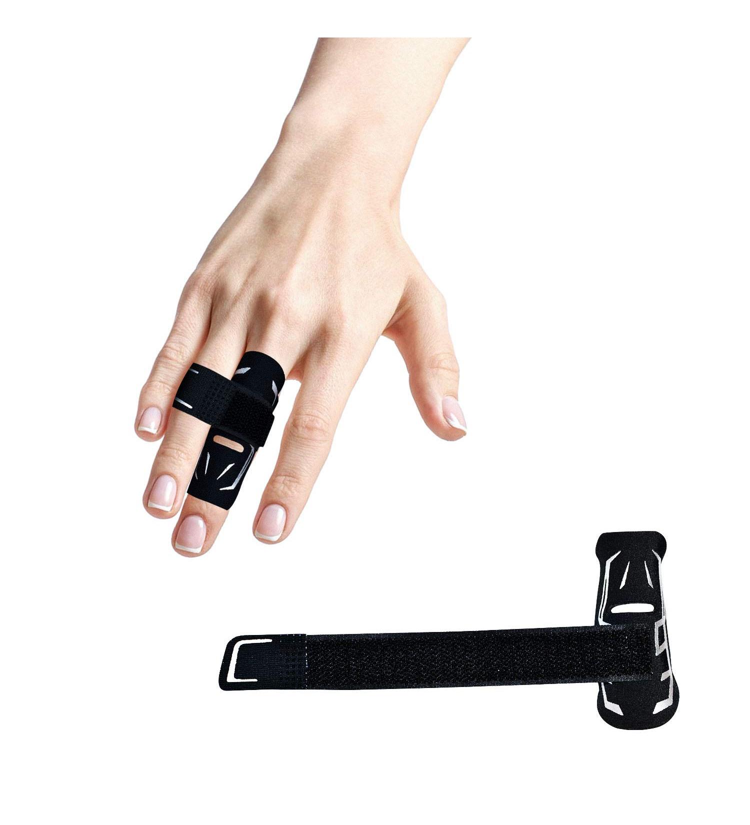 VHOPMORE Finger Splint Thumb Brace for Support & Arthritis Relief - Adjustable Trigger & Mallet Finger Splints for Sports Injuries - Ideal for Basketball, Volleyball, Tennis - Buy Online on GoSupps.com