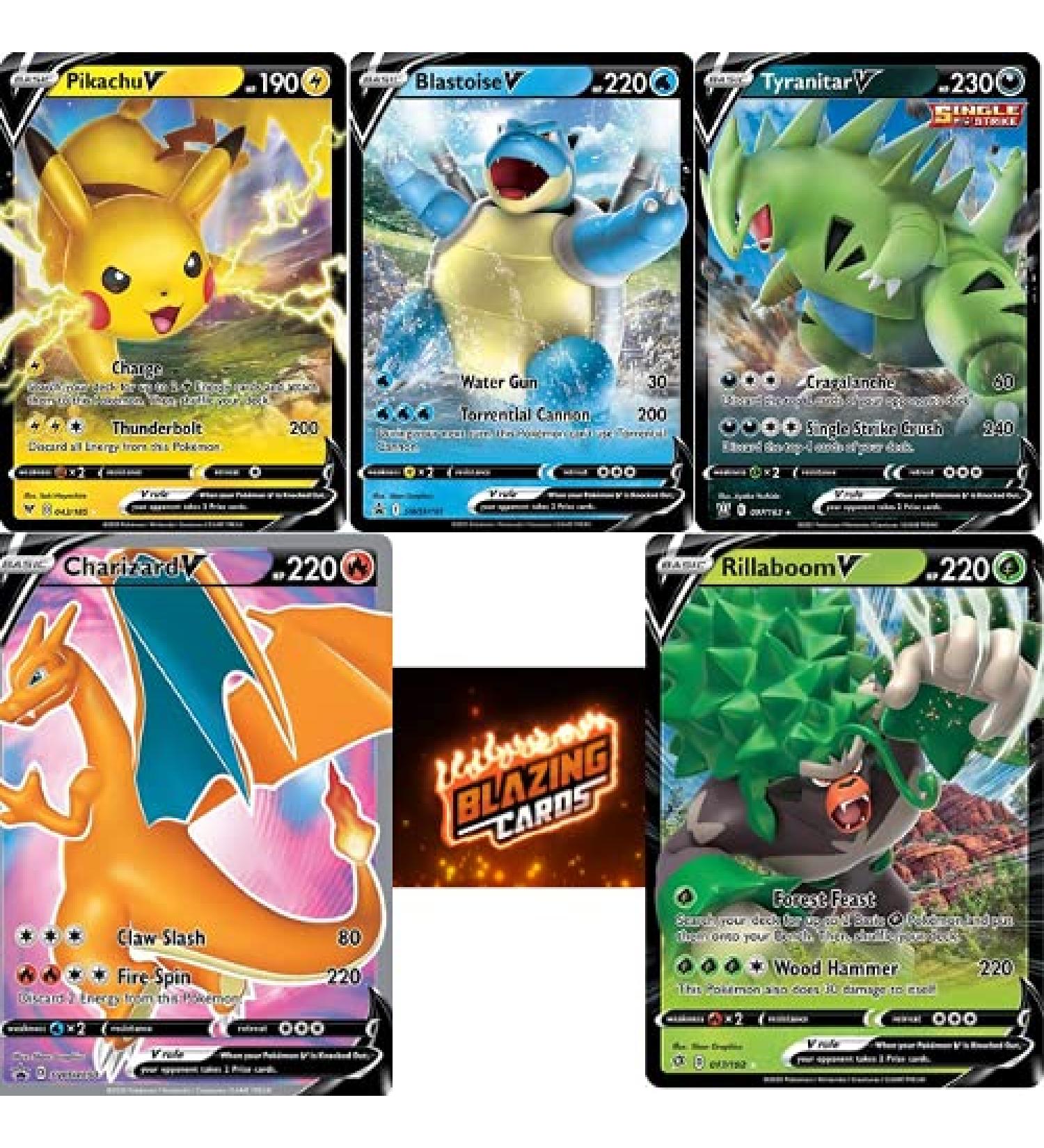 Pokemon V Cards Pack - 5 Ultra Rare Cards - No Duplicates - Rare Pokemon Collection - Buy Online on GoSupps.com