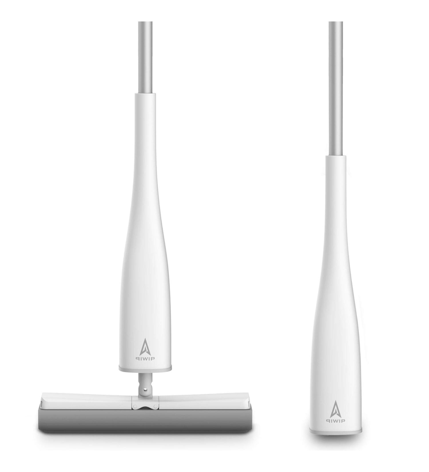 Qiwip Sponge Mop | Self-Wringing Roller for All Floors | Hands-Free Squeezing | Standing Retractable Design - Buy Online on GoSupps.com