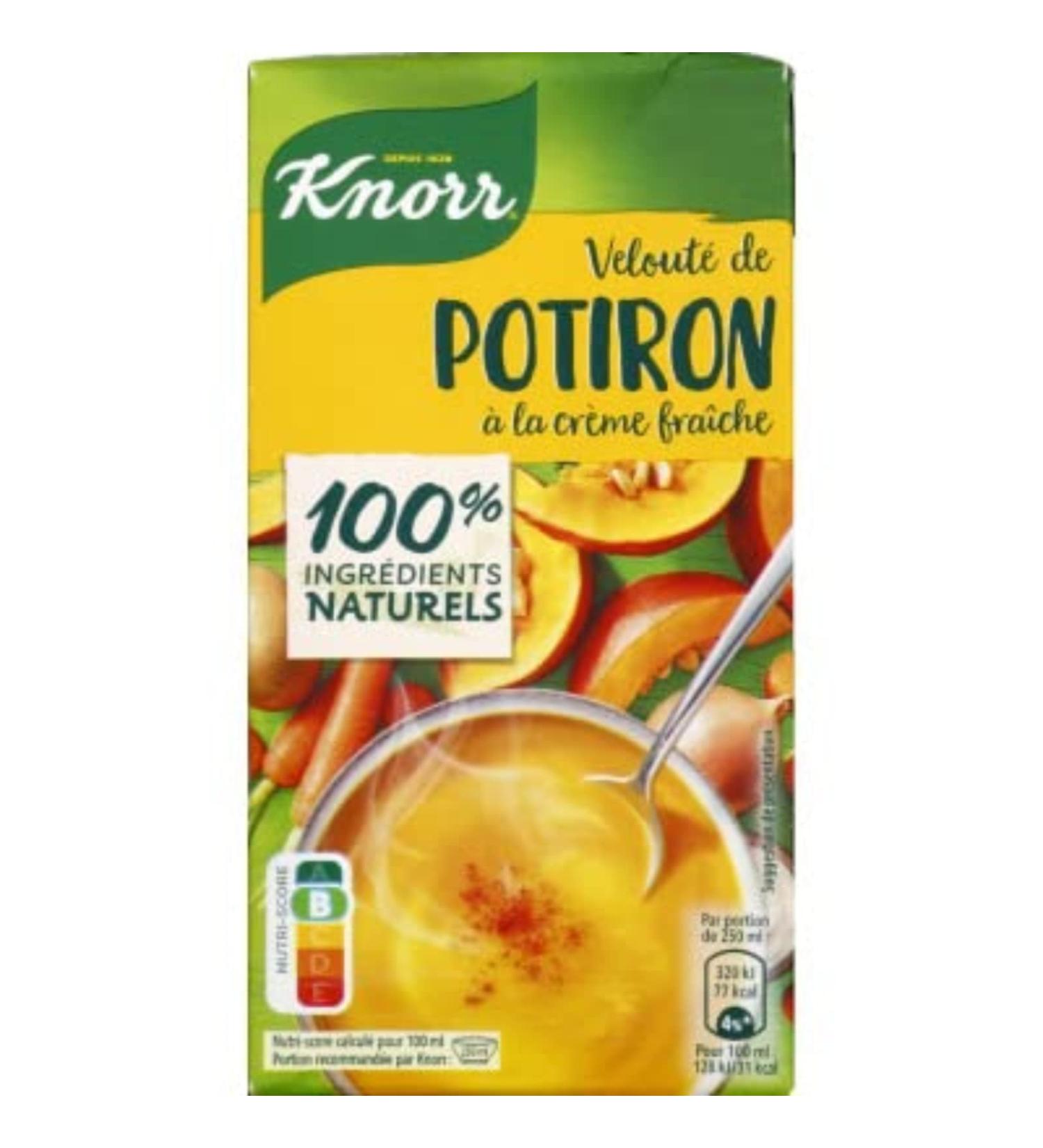 Knorr Pumpkin velouté with crème fraîche - 50cl carton