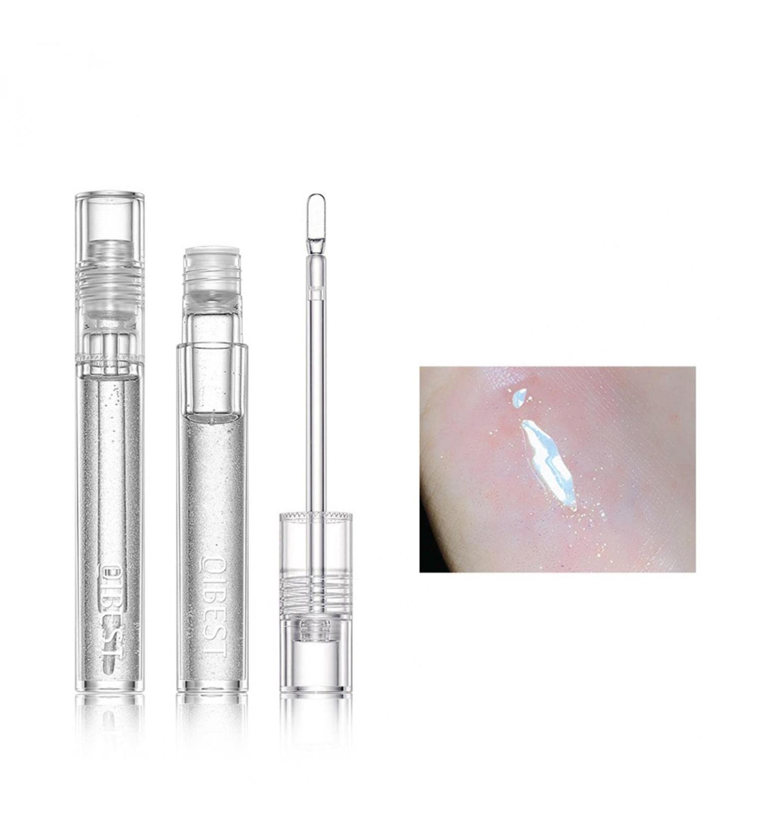 Clear Lip Gloss - Long Lasting High Shine Water Finish Lip Glaze 10ml/0.33 Fl Oz - Buy Online on GoSupps.com