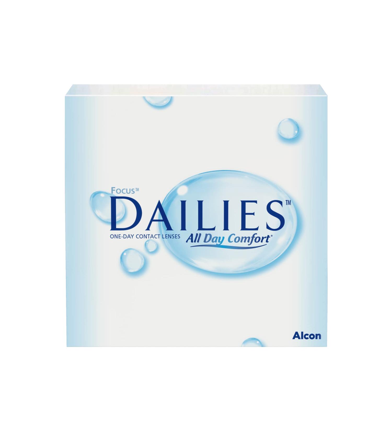 Buy FOCUS DAILIES All Day Comfort Daily Lenses - 90 pcs | Soft Contact Lenses | BC 8.6 mm | Dia 13.8 mm | -5.50 Dioptria | International Shipping - Buy Online on GoSupps.com
