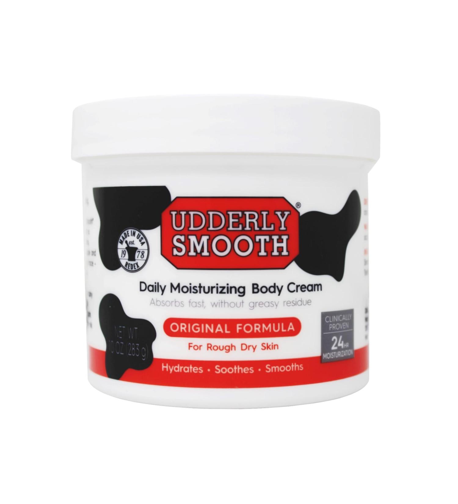 Buy Udderly Smooth Udder Cream 10 oz - Lightly Scented Soothes & Hydrates Ships Internationally - Buy Online on GoSupps.com