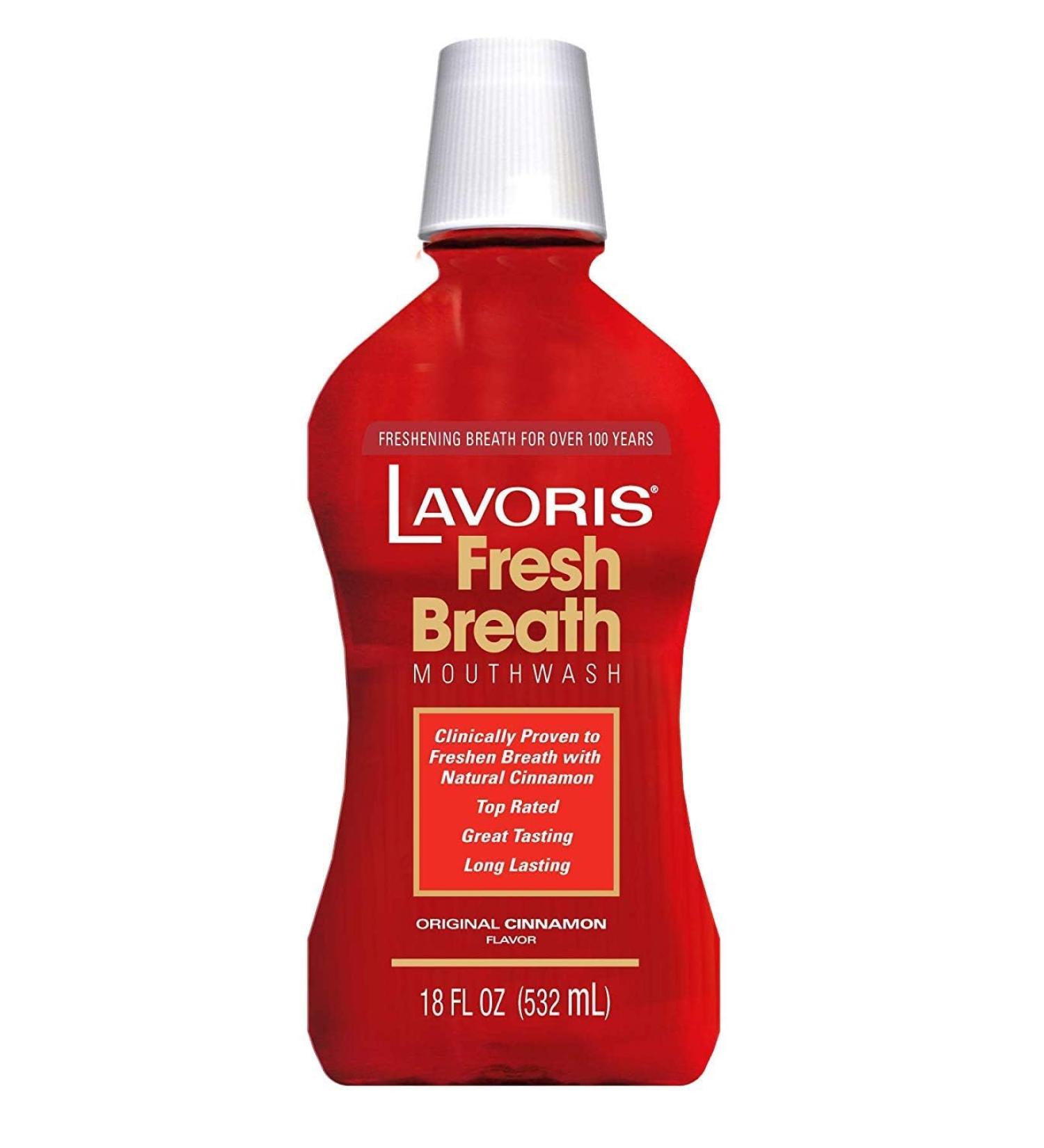 Lavoris Mouthwash Original Cinnamon 18 oz Cinnamon 18 Fl Oz (Pack of 1)