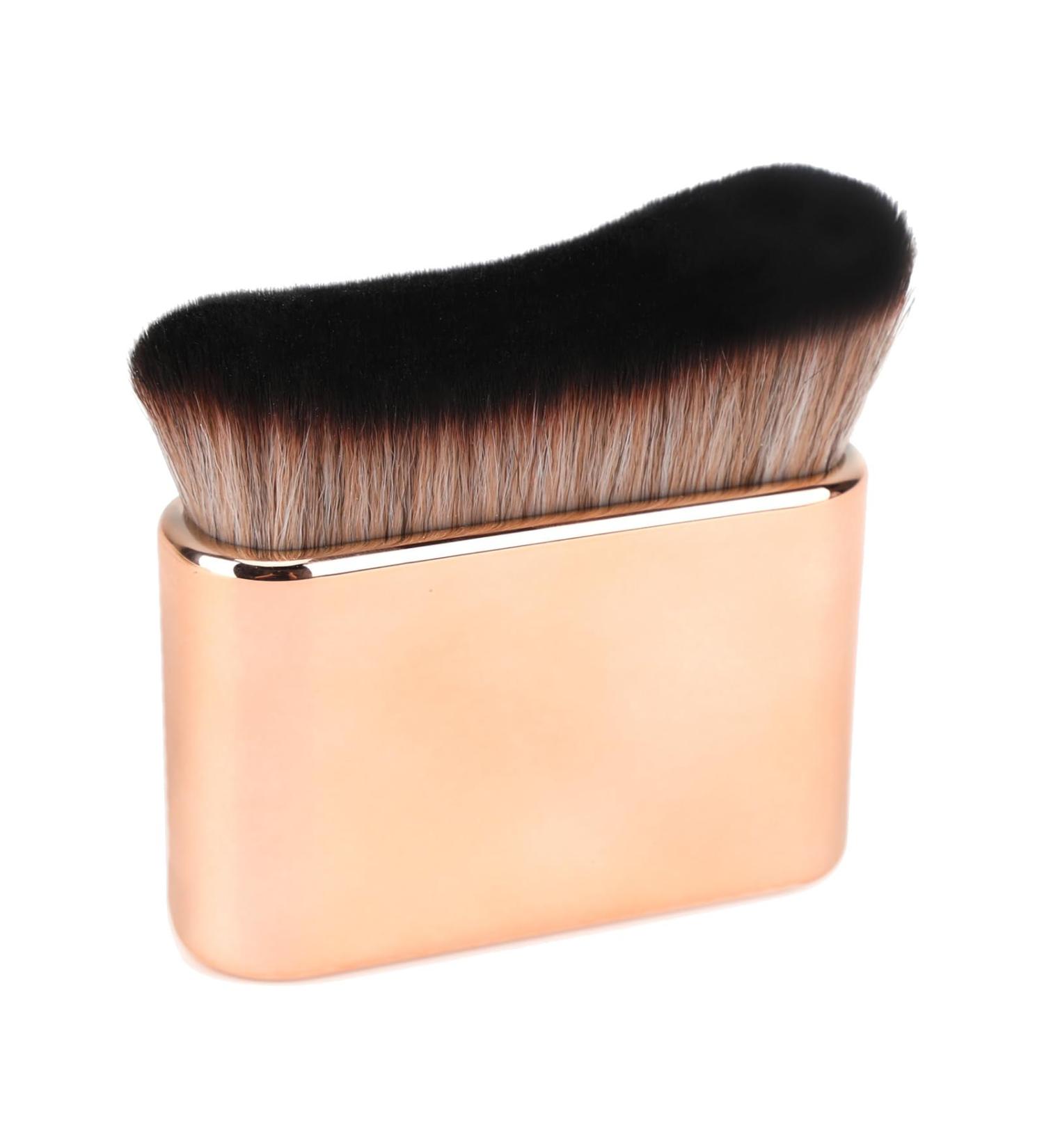 Tanning Brush Rose Gold DenseFake Soft Tan Blending Kabuki Brush Self Tan Applicator for Body Wavy Shape By It Can Help You Quickly Comprehensively Apply Body Brush Makeup Beauty Essential - Buy Online on GoSupps.com