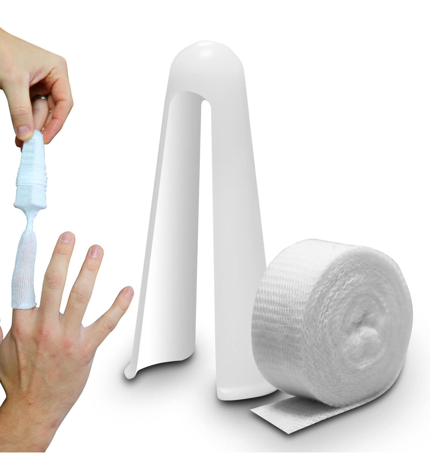 RE-GEN Tubular Gauze Finger Toe Digit Bandage Dressing + Applicator 2m - Size 01 | Ideal for Fingers & Toes - Buy Online on GoSupps.com