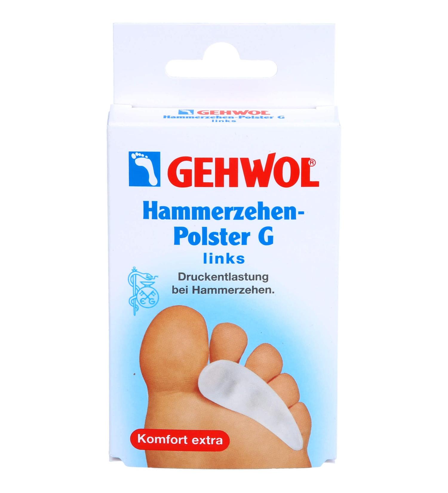 Buy GEHWOL Polymer Gel Hammer Toe Pad G - Left Foot | 1 Piece | Comfort & Relief for Hammer Toes | Fast International Shipping - Buy Online on GoSupps.com