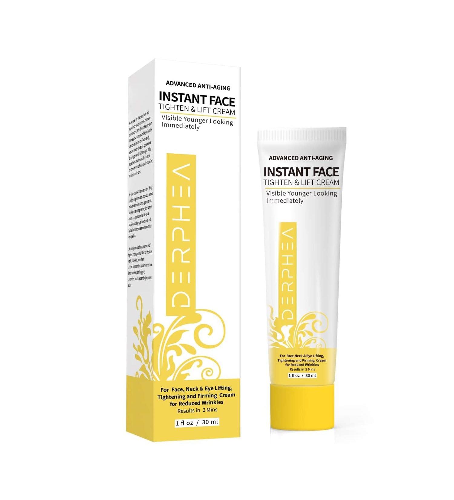 Advanced Face Lift Cream | Instant Skin Tightening & Eye Lift | Neck & Face Tightening | Visibly Smoothing Sagging Skin | 1oz - Buy Online on GoSupps.com