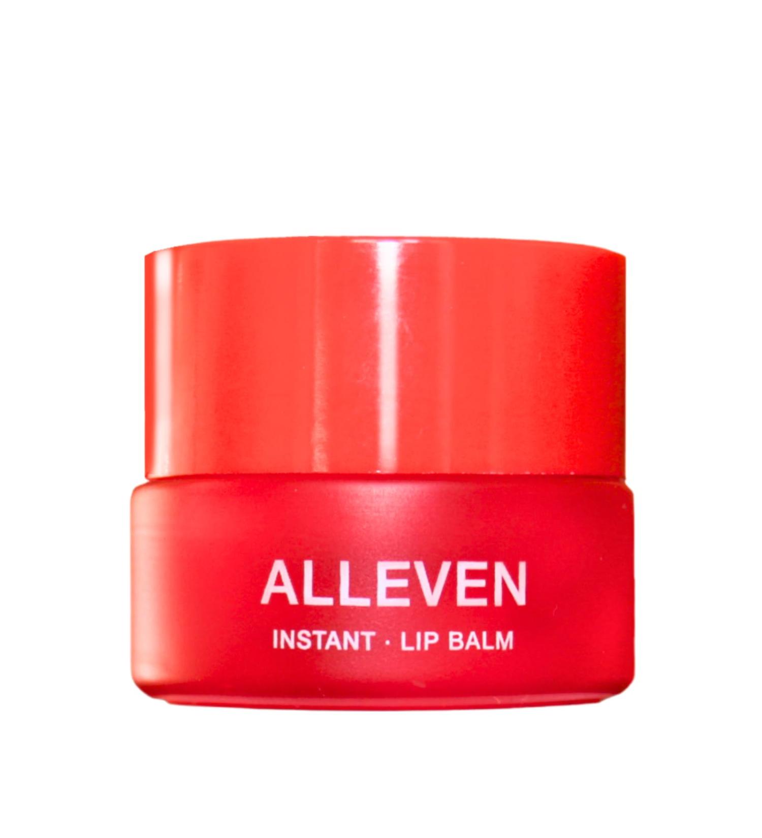 ALLEVEN Instant Lip Balm Plumper Red Vegan Hydrating Lip Care Natural Volume Boost Clean Beauty Formula with Botanical Extracts Collagen Support Tinted Moisturizing Lip Balm Red - Buy Online on GoSupps.com