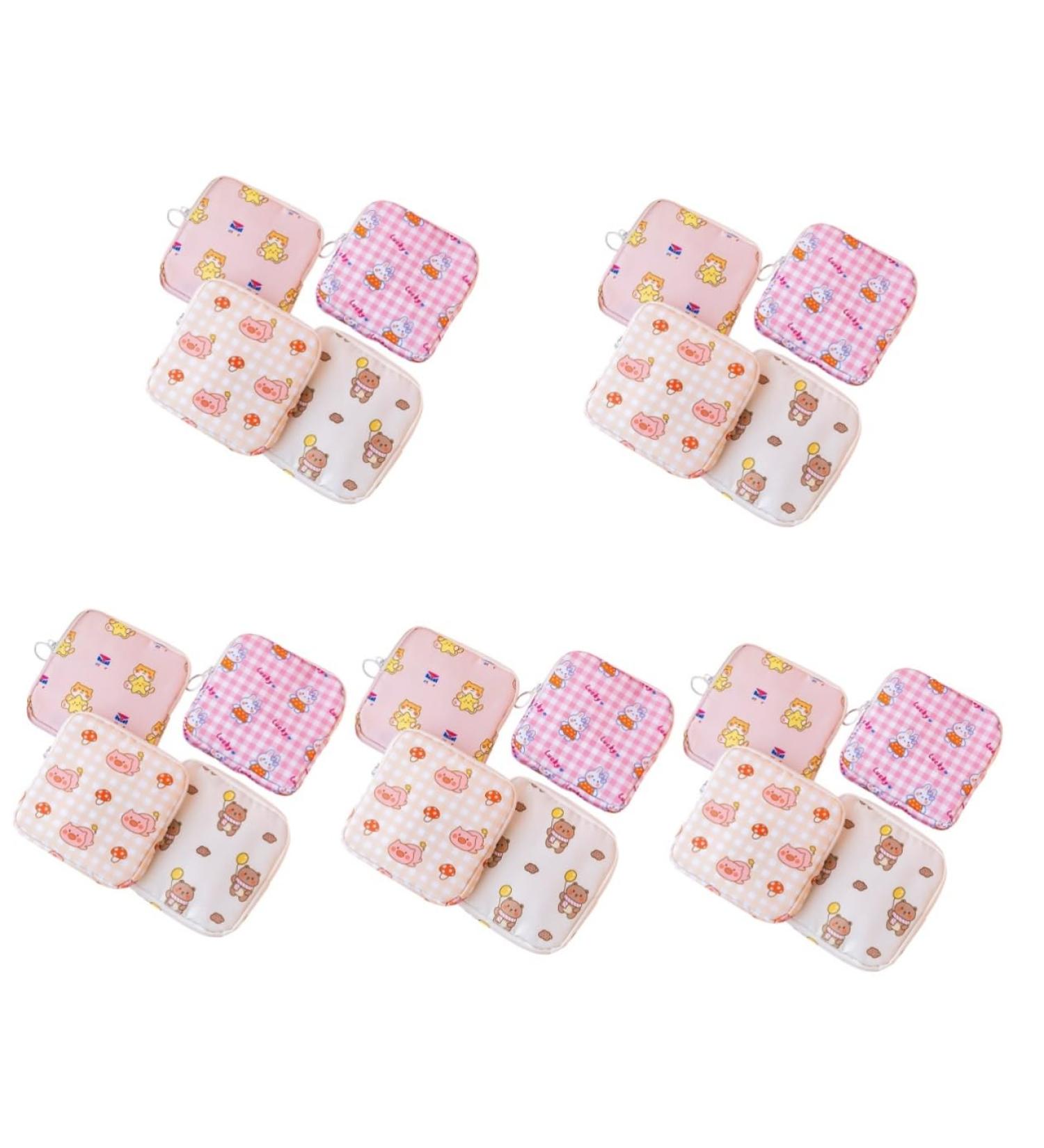 Healifty 20 Pcs Aunt Towel Storage Bag - Portable Period Holder Travel Set - Buy Online on GoSupps.com