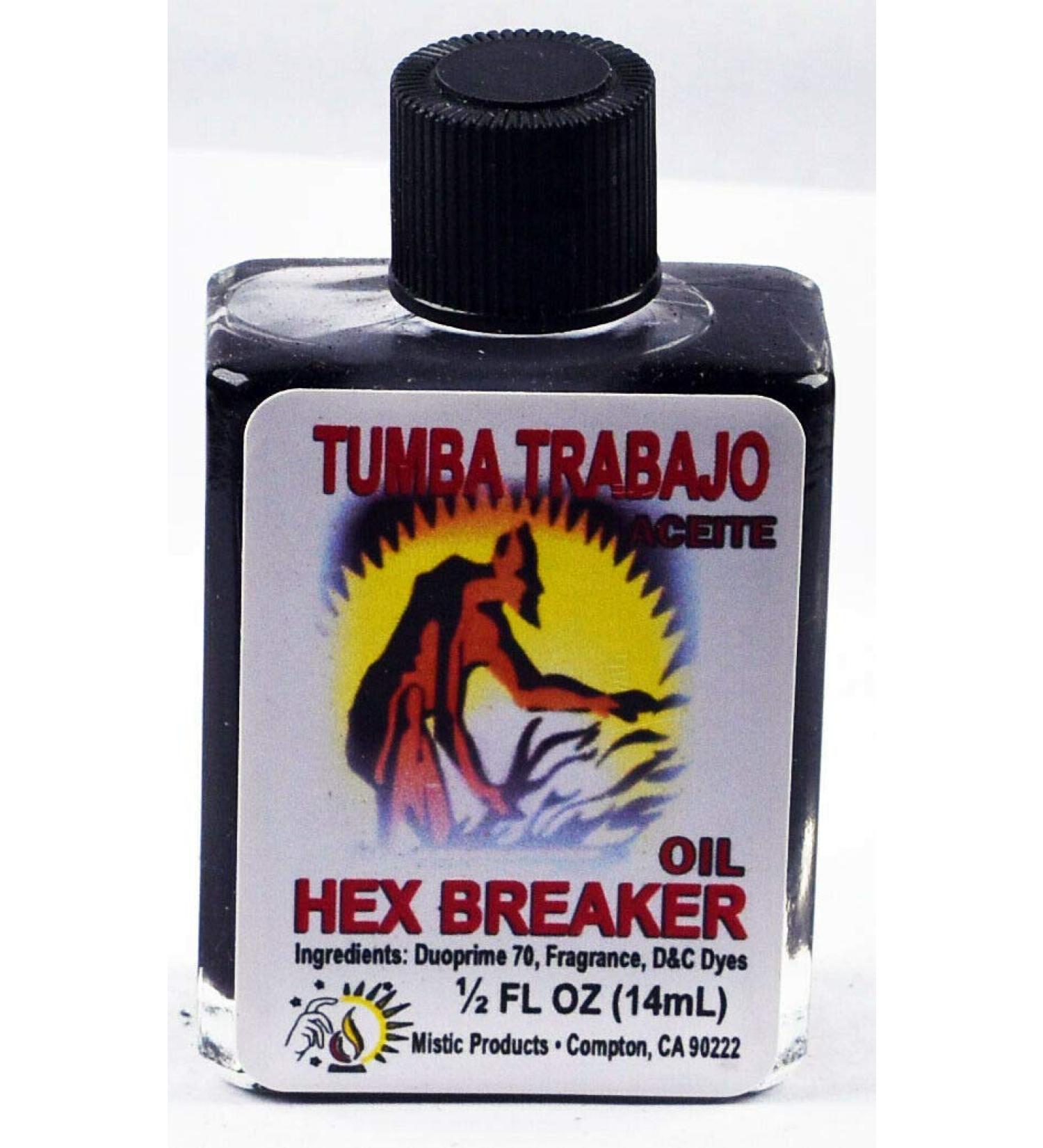 3 Piece Hex Breaker Spiritual Oil Tumba Trabajo Aceite Espiritual -1/2 FL OZ 14.7ML