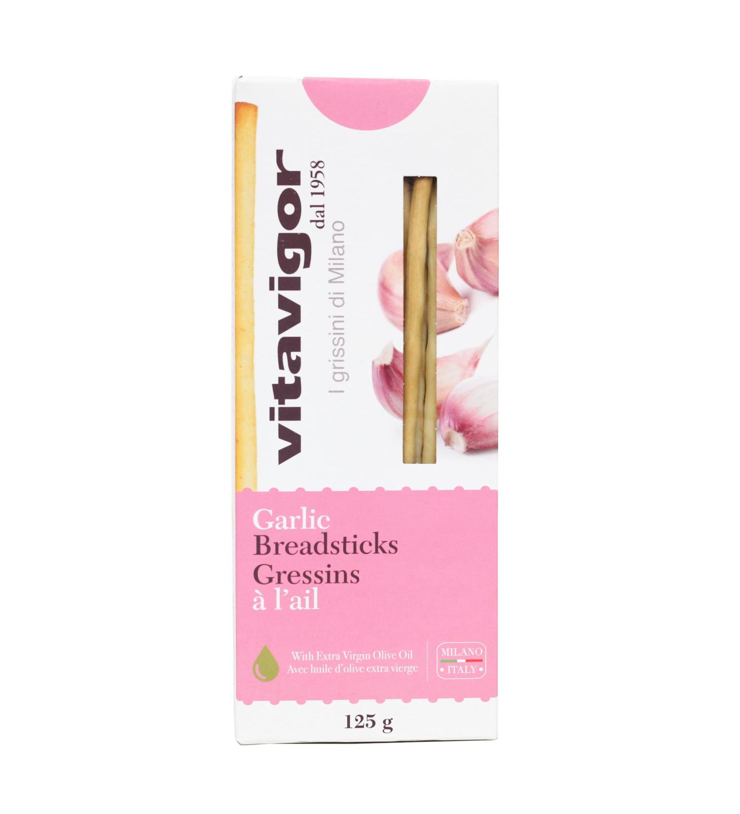 Vitavigor Garlic Breadsticks 125 Grams 125.0 g (Pack of 1) - Buy Online on GoSupps.com