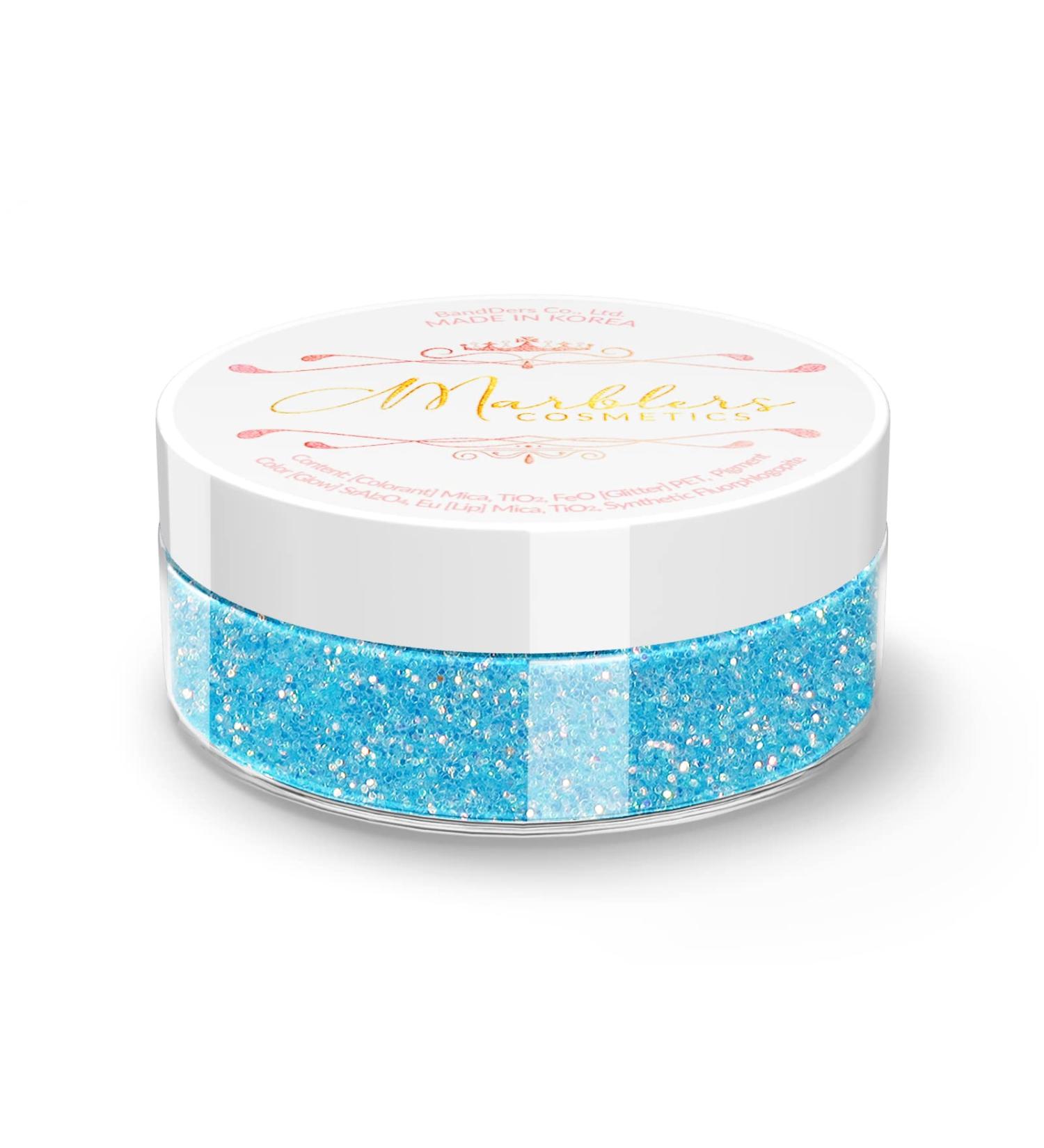 MARBLERS Fine Holographic Glitter Rainbow Sky 0.18oz - Vegan & Cruelty-Free | Eyeshadow Nail Polish for Festival & Party Makeup - Buy Online on GoSupps.com