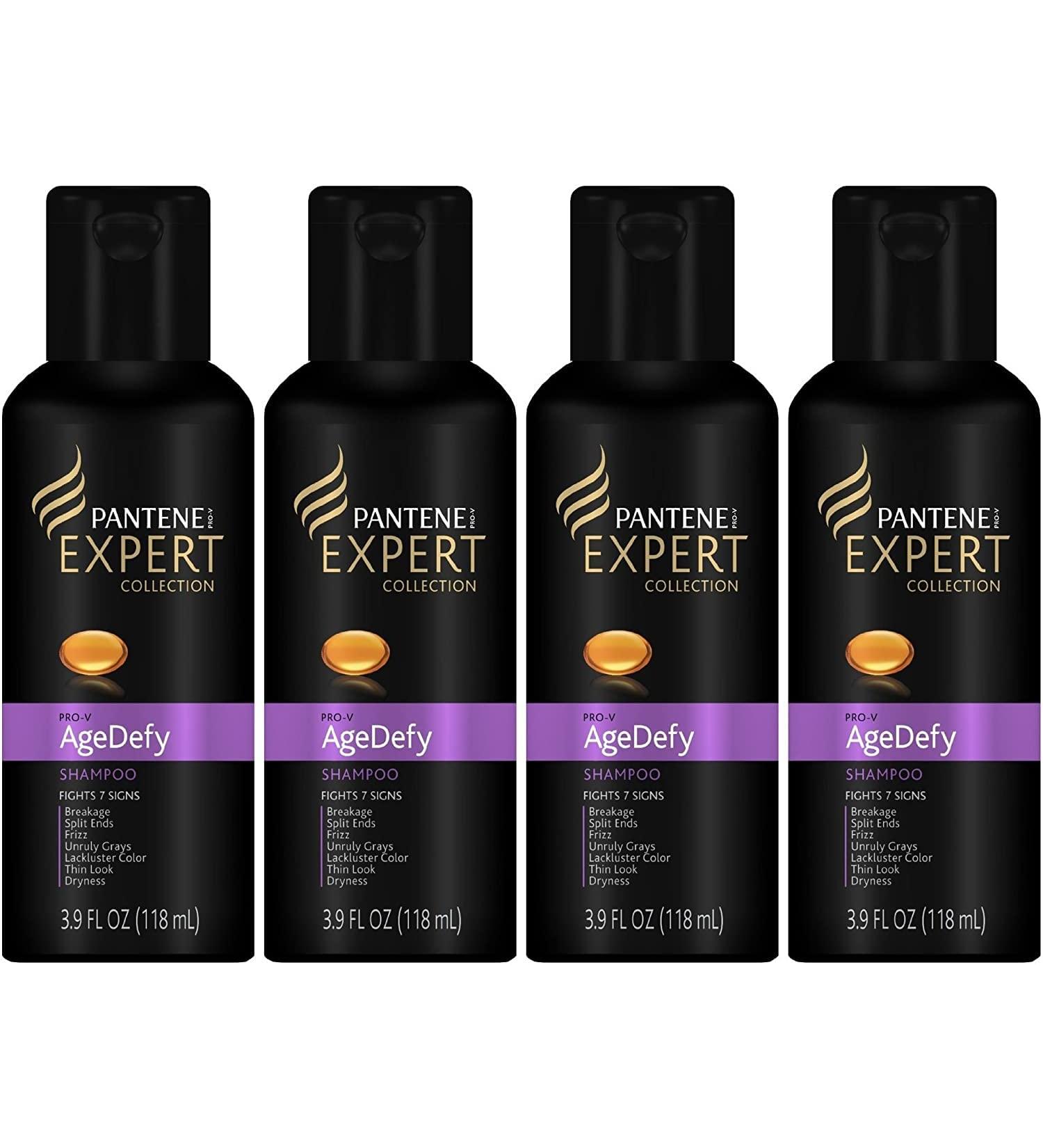 Pantene Pro-V Expert Collection AgeDefy Shampoo Total: 15.6 Ounces (4 X 3.9 Count Bottles)