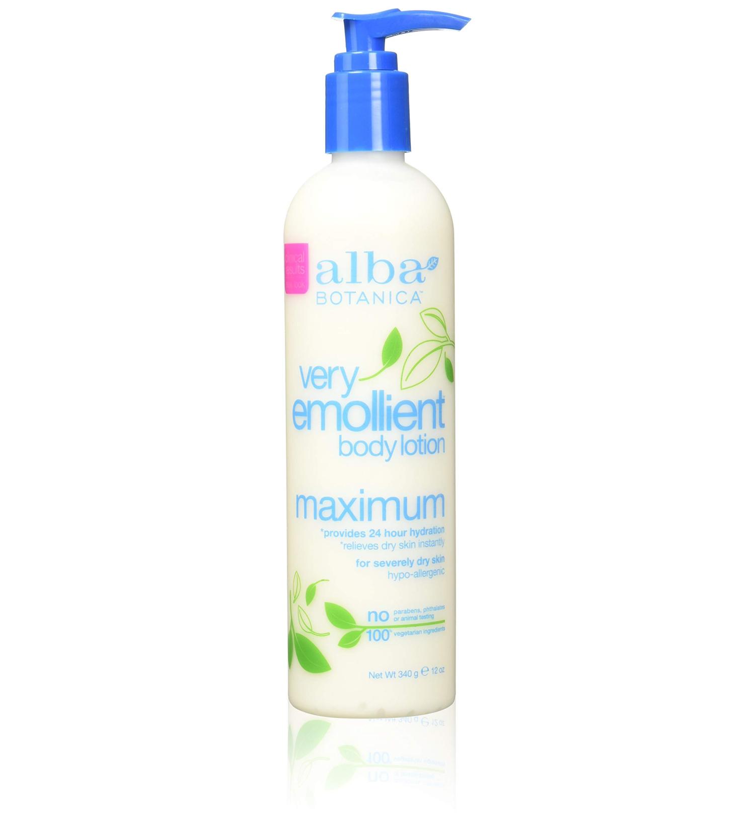 Alba Botanica Very Emollient Body Lotion 12 oz - Deep Moisture & Hydration - Buy Online on GoSupps.com